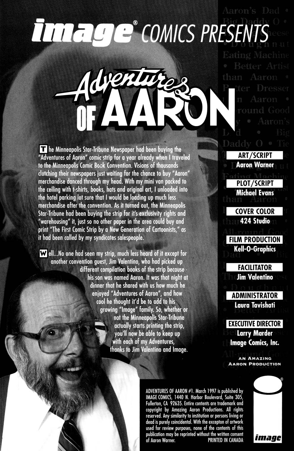 Read online Adventures of Aaron comic -  Issue #1 - 2