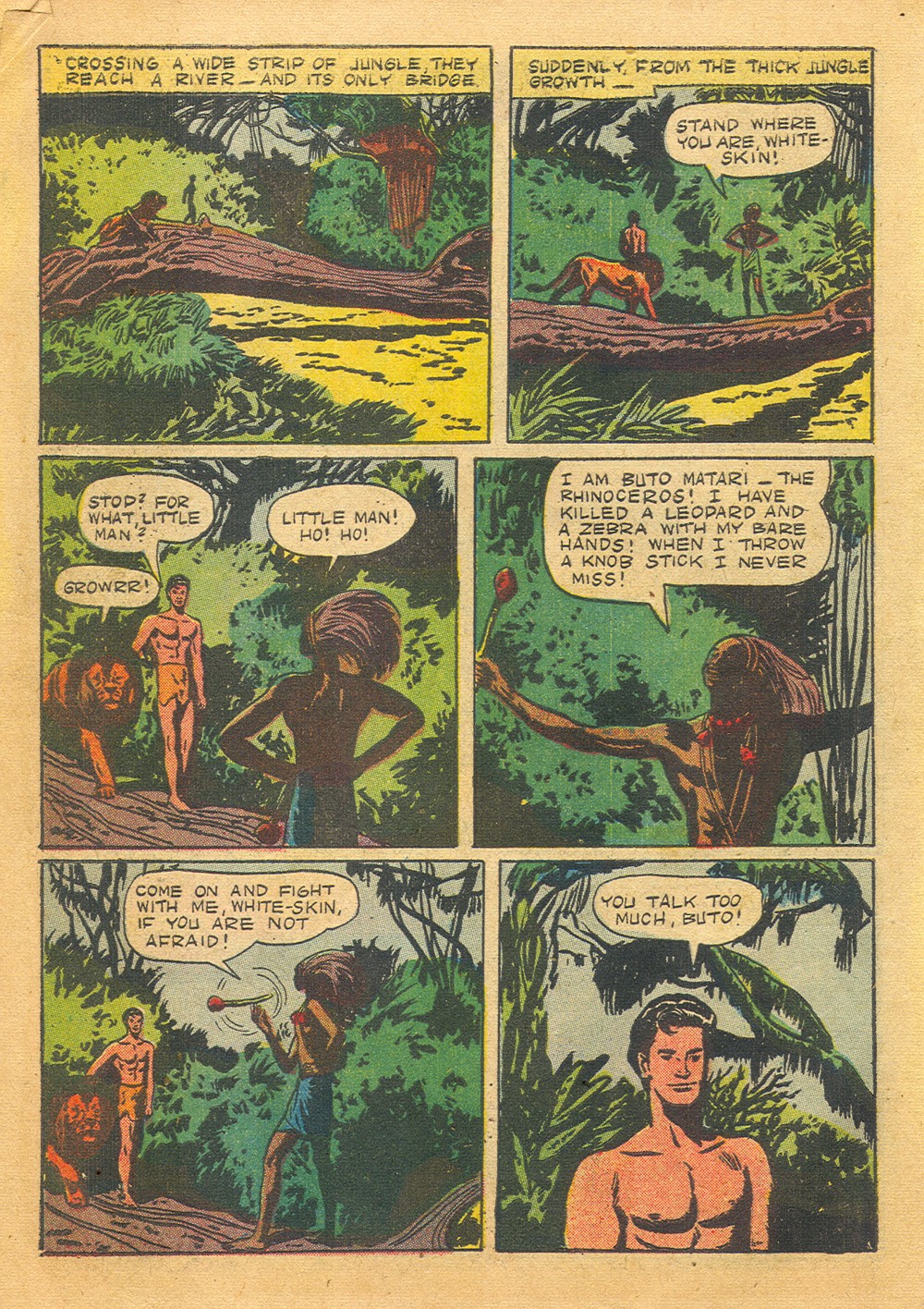 Read online Tarzan (1948) comic -  Issue #11 - 10