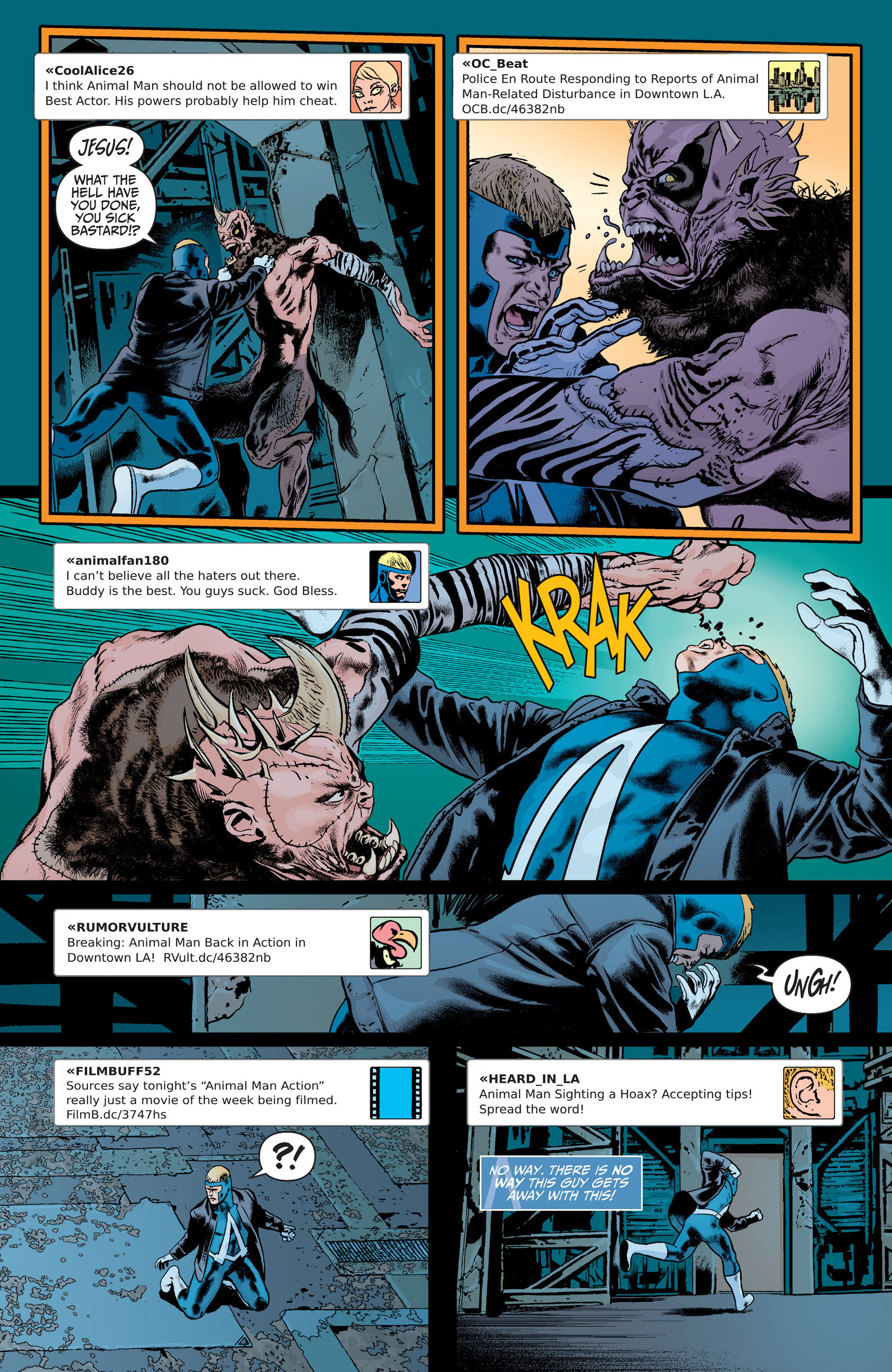 Read online Animal Man (2011) comic -  Issue #21 - 17