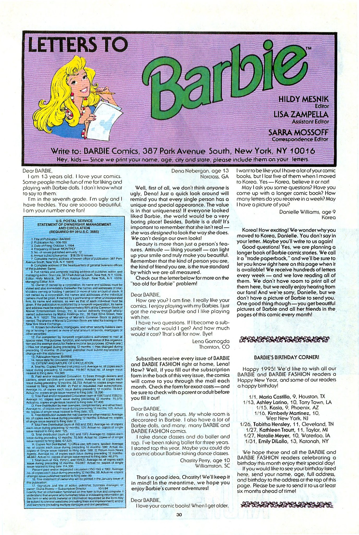 Read online Barbie comic -  Issue #51 - 32