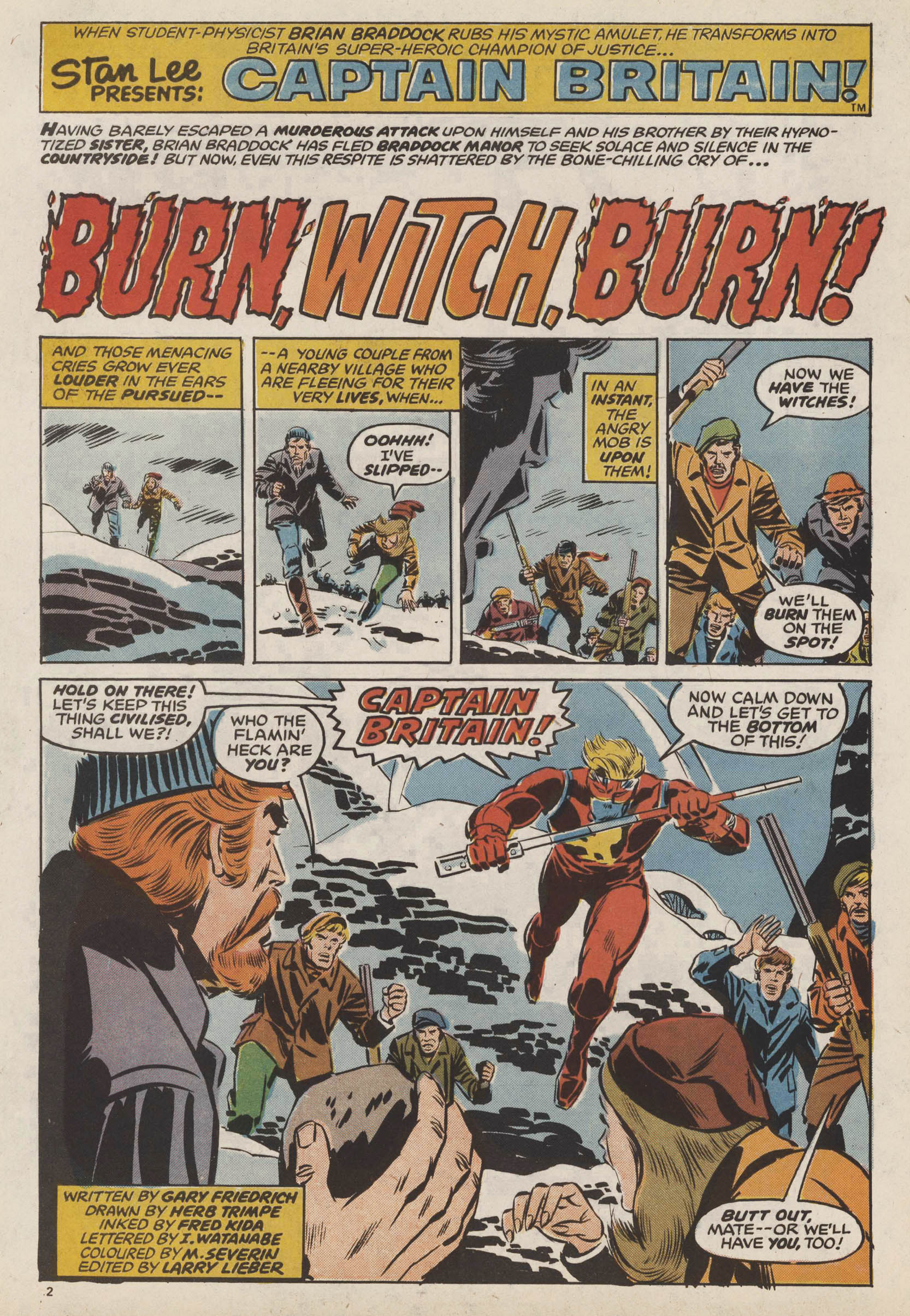 Read online Captain Britain (1976) comic -  Issue #11 - 2