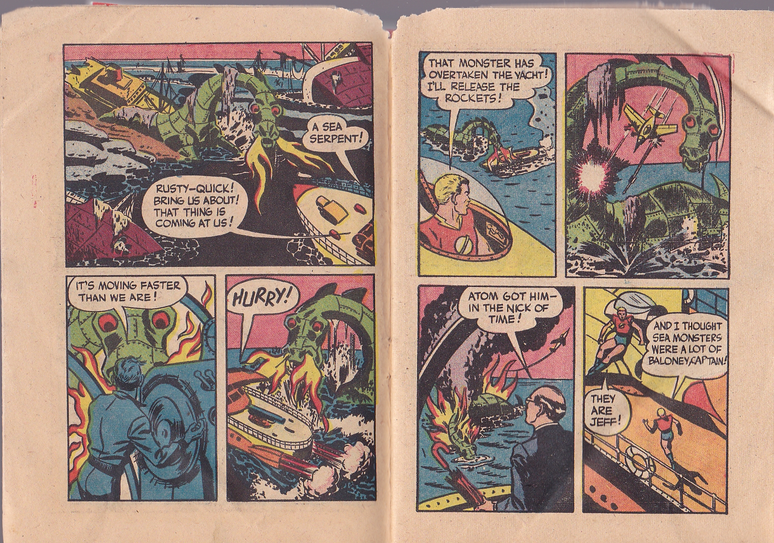 Read online Captain Atom (1950) comic -  Issue #5 - 7