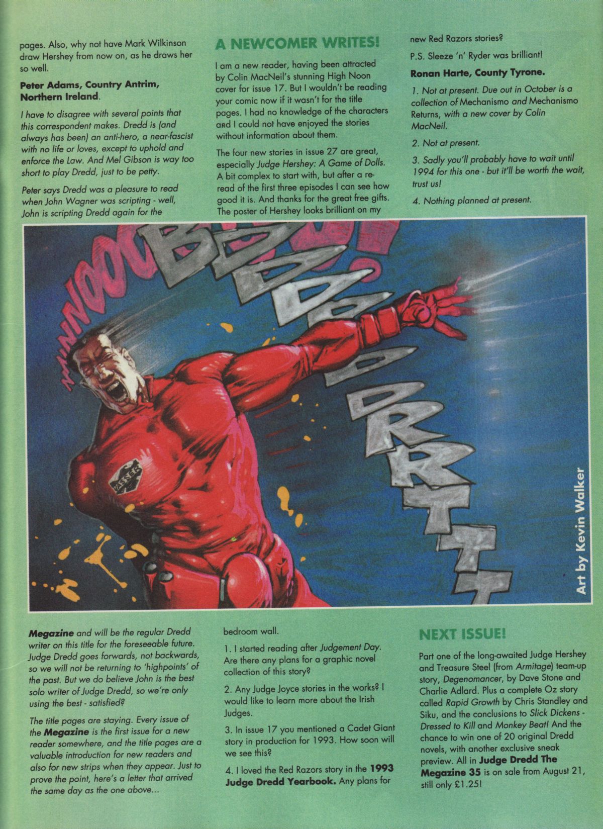 Read online Judge Dredd: The Megazine (vol. 2) comic -  Issue #34 - 32