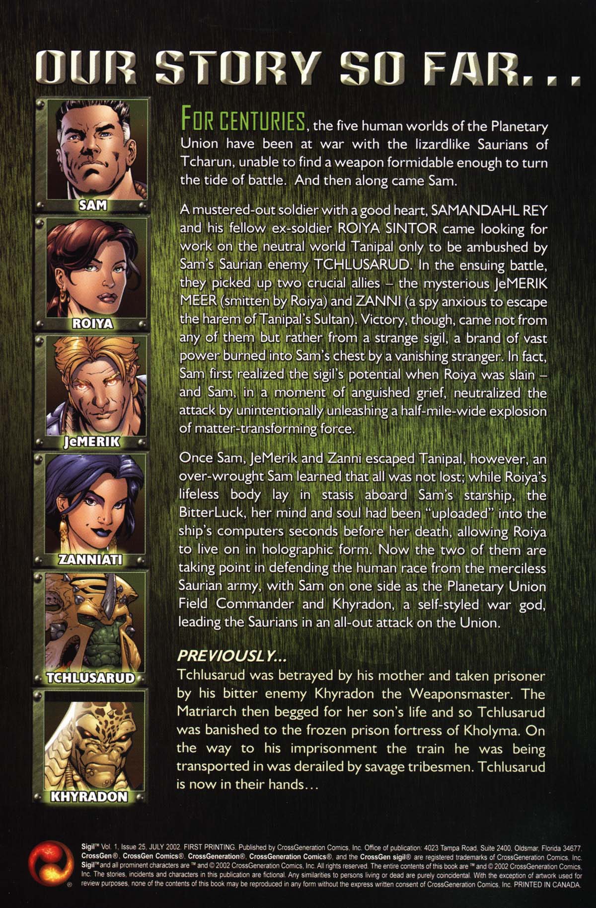 Read online Sigil (2000) comic -  Issue #25 - 2