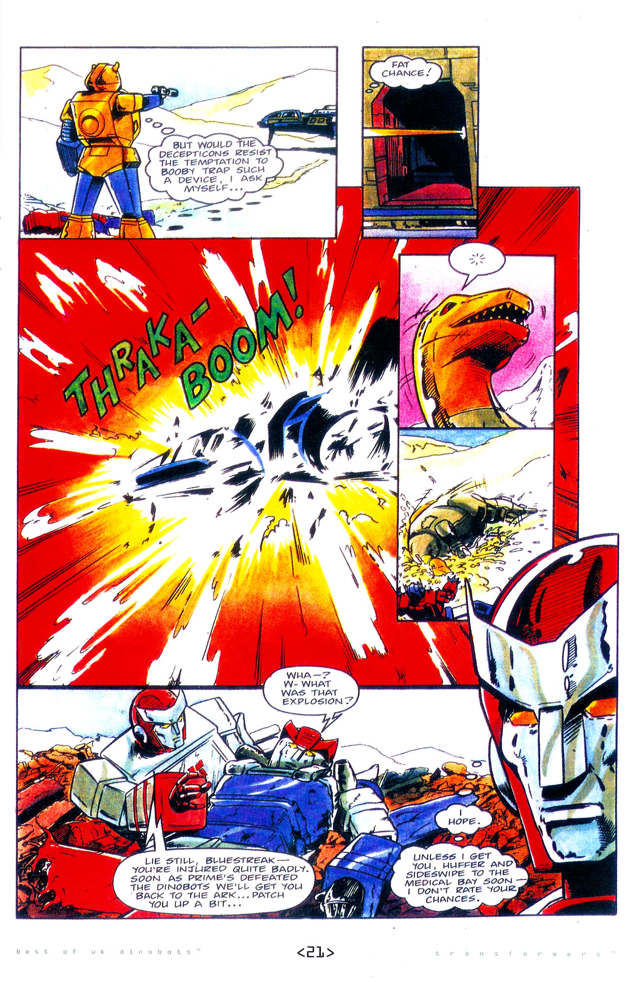 Read online The Transformers: Best of UK: Dinobots comic -  Issue #3 - 24