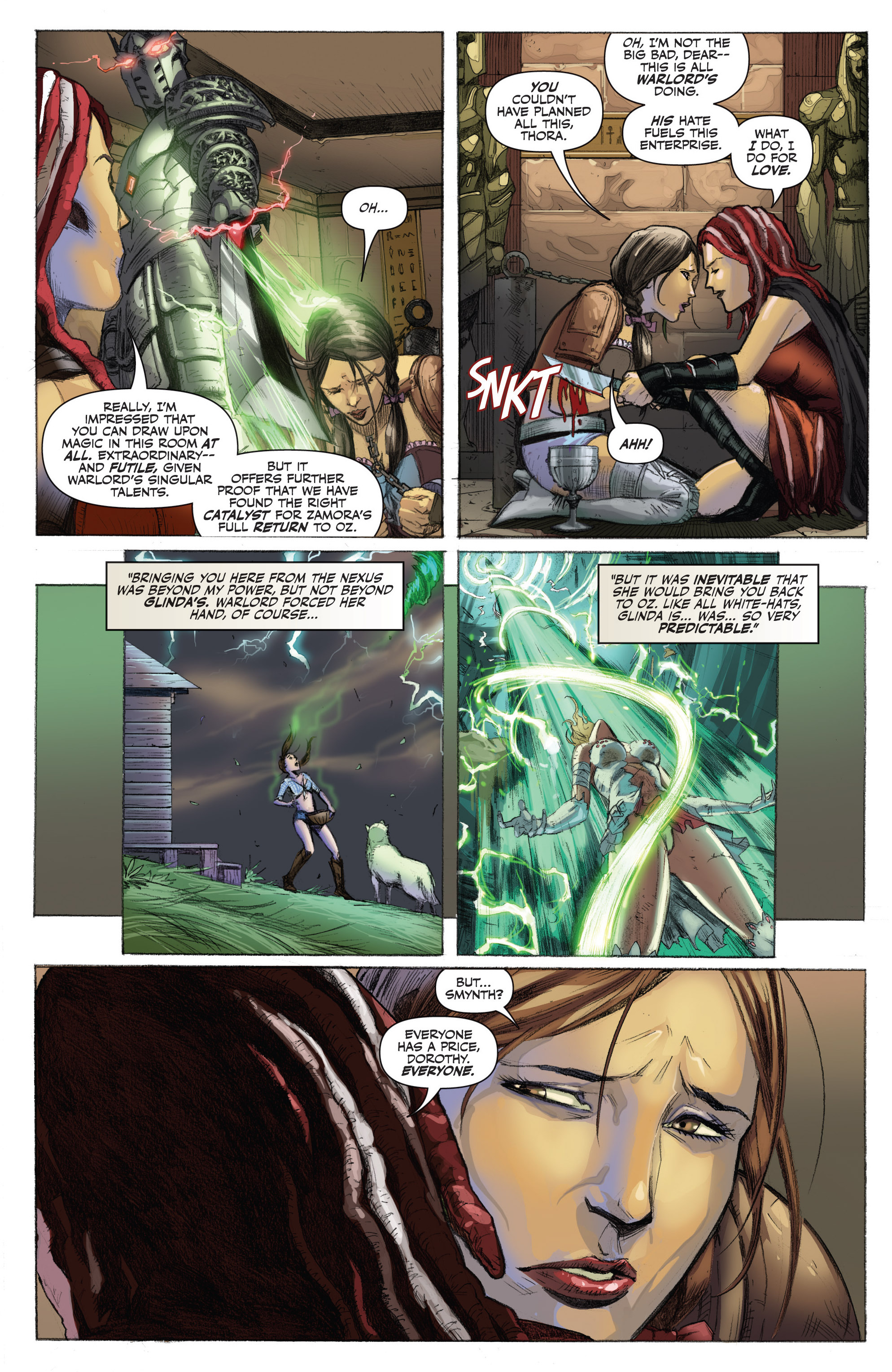 Read online Grimm Fairy Tales presents Warlord of Oz comic -  Issue #5 - 22