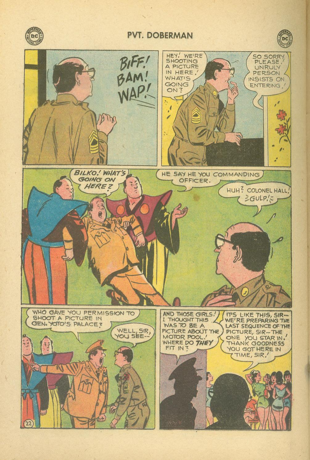 Read online Sgt. Bilko's Pvt. Doberman comic -  Issue #7 - 28
