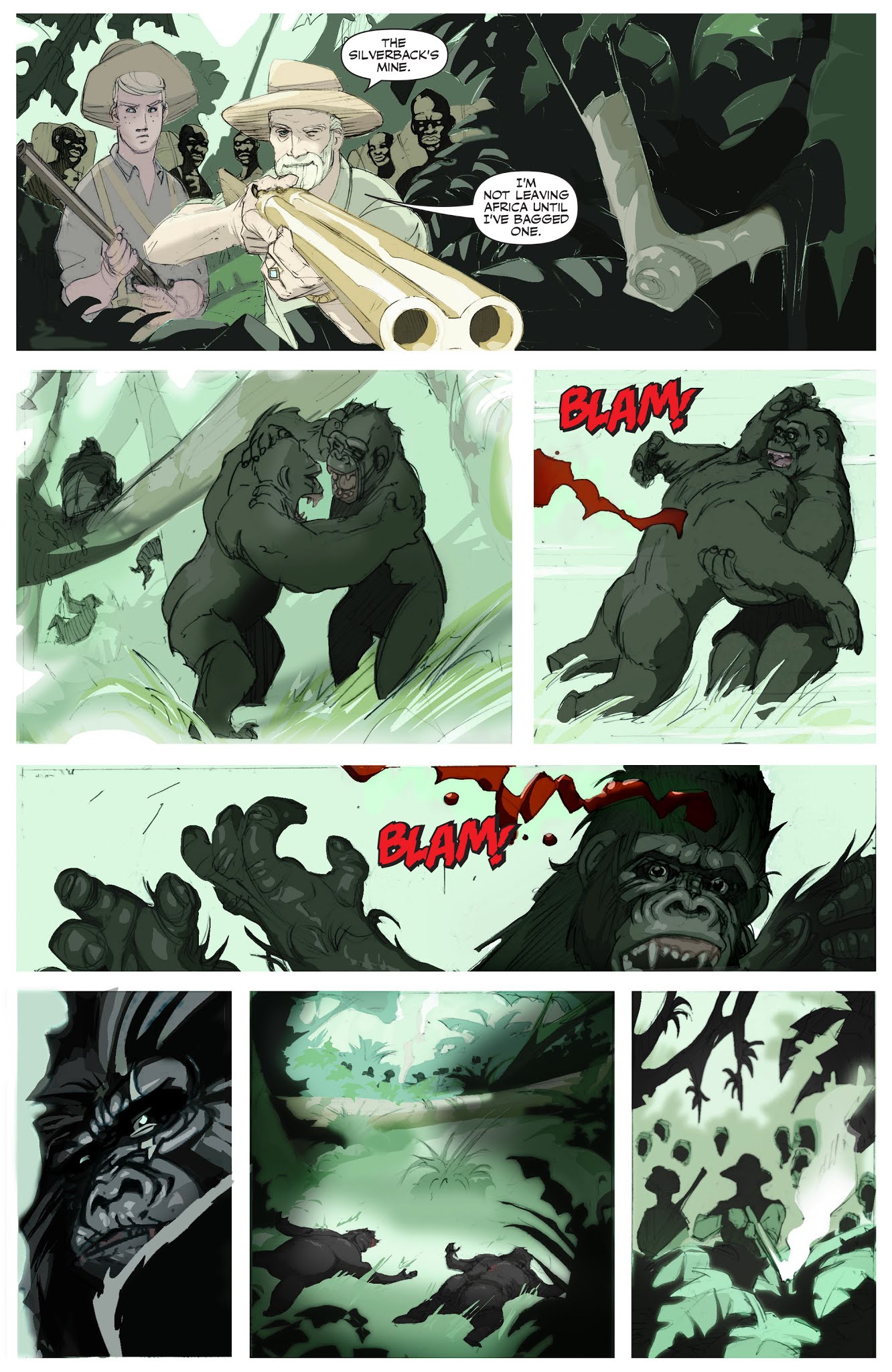 Read online Six-Gun Gorilla: Long Days of Vengeance comic -  Issue #1 - 7