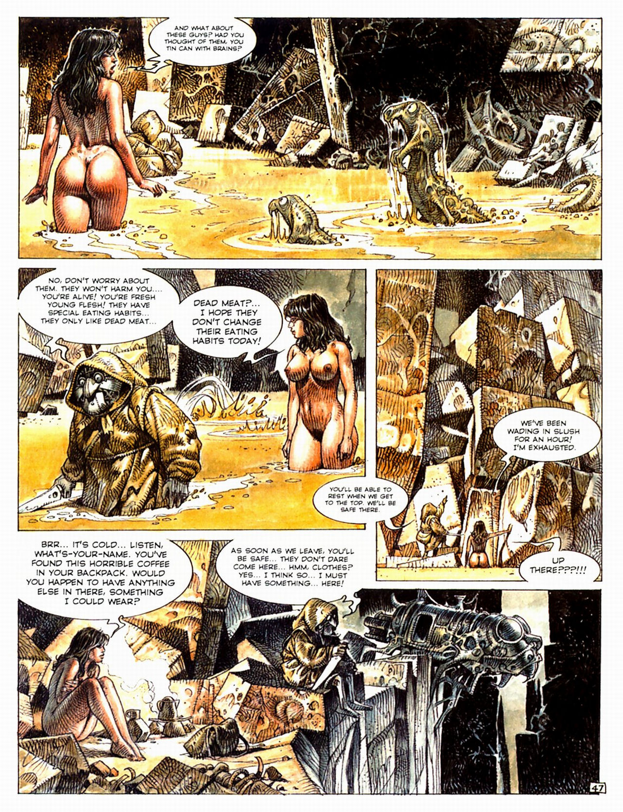 Read online Druuna comic -  Issue #7 - 49