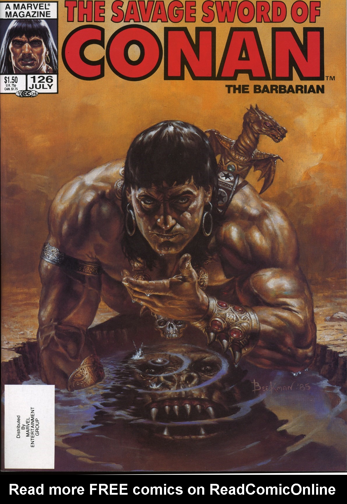 Read online The Savage Sword Of Conan comic -  Issue #126 - 1