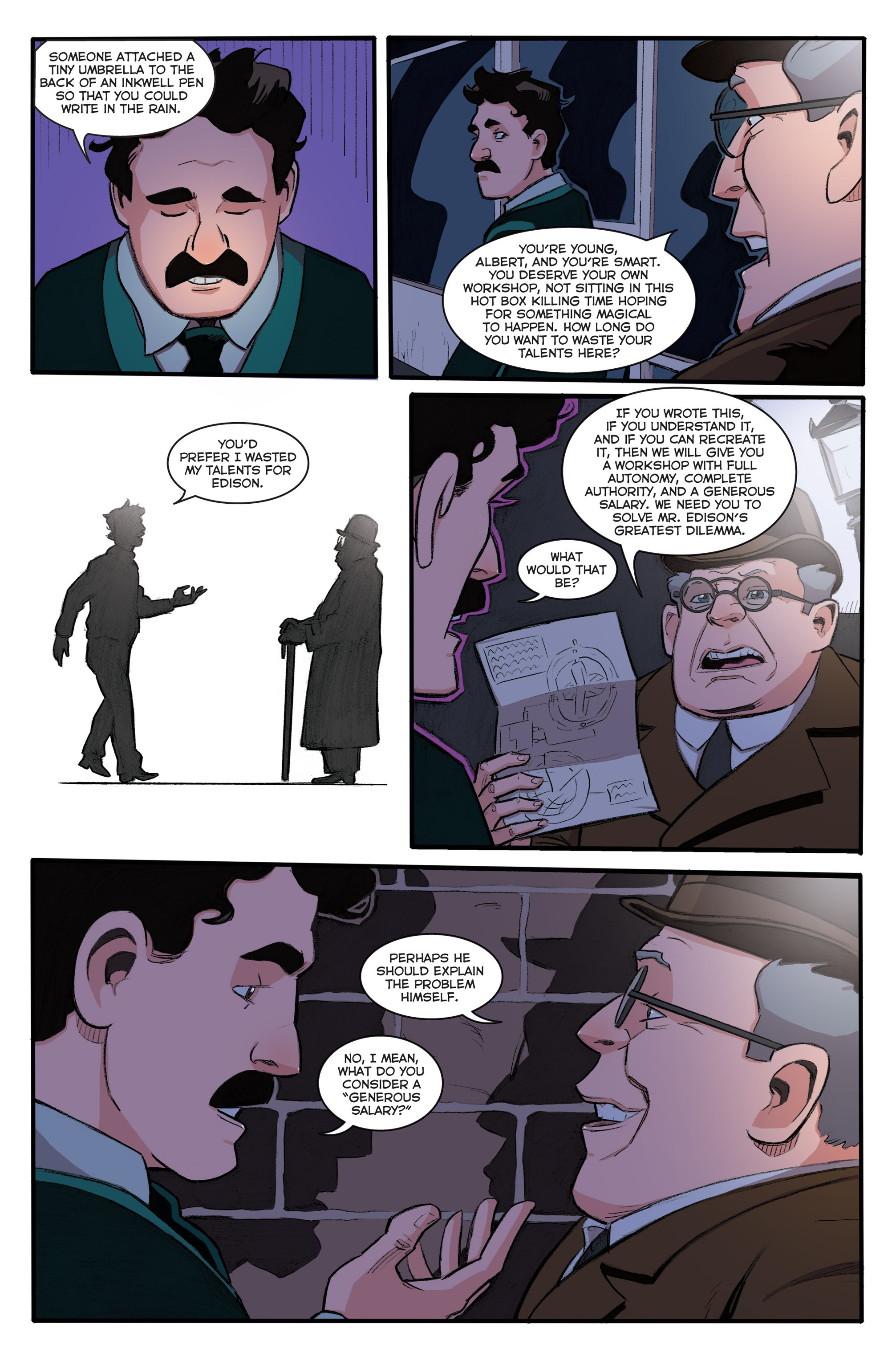 Read online Herald: Lovecraft and Tesla comic -  Issue #5 - 21