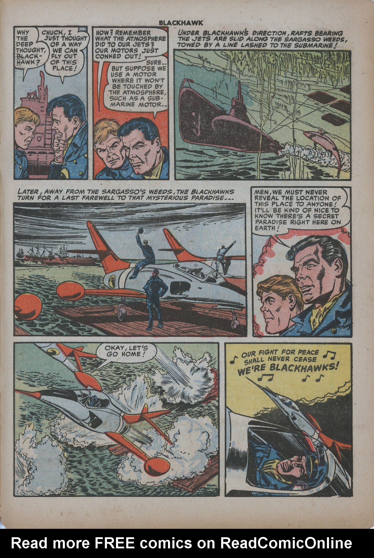 Read online Blackhawk (1957) comic -  Issue #48 - 34