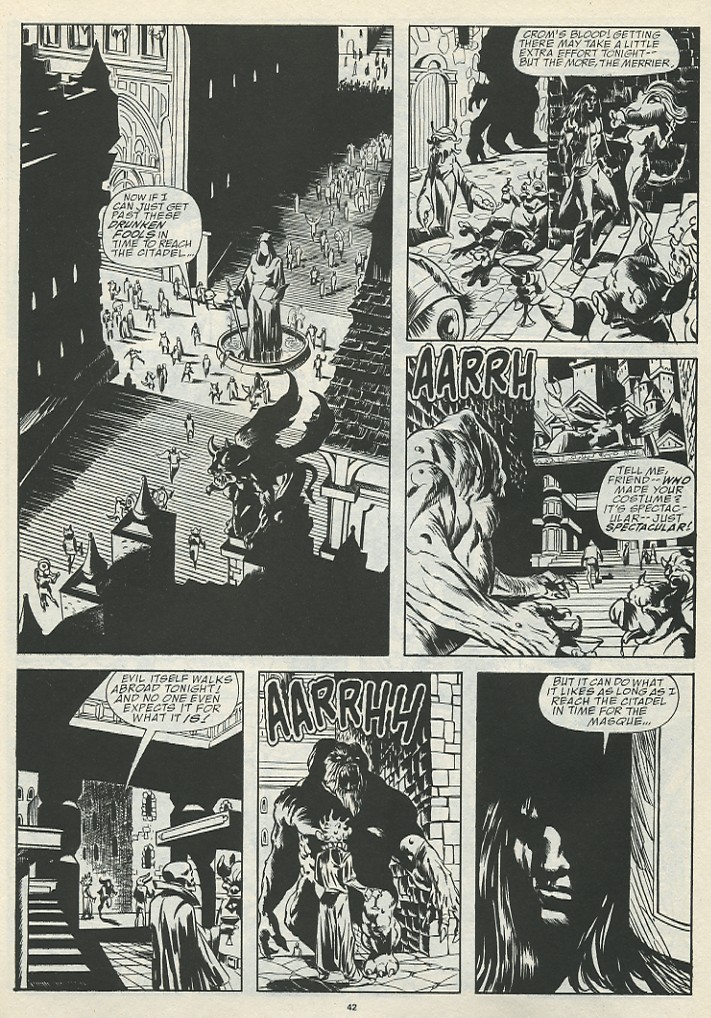 The Savage Sword Of Conan issue 185 - Page 44