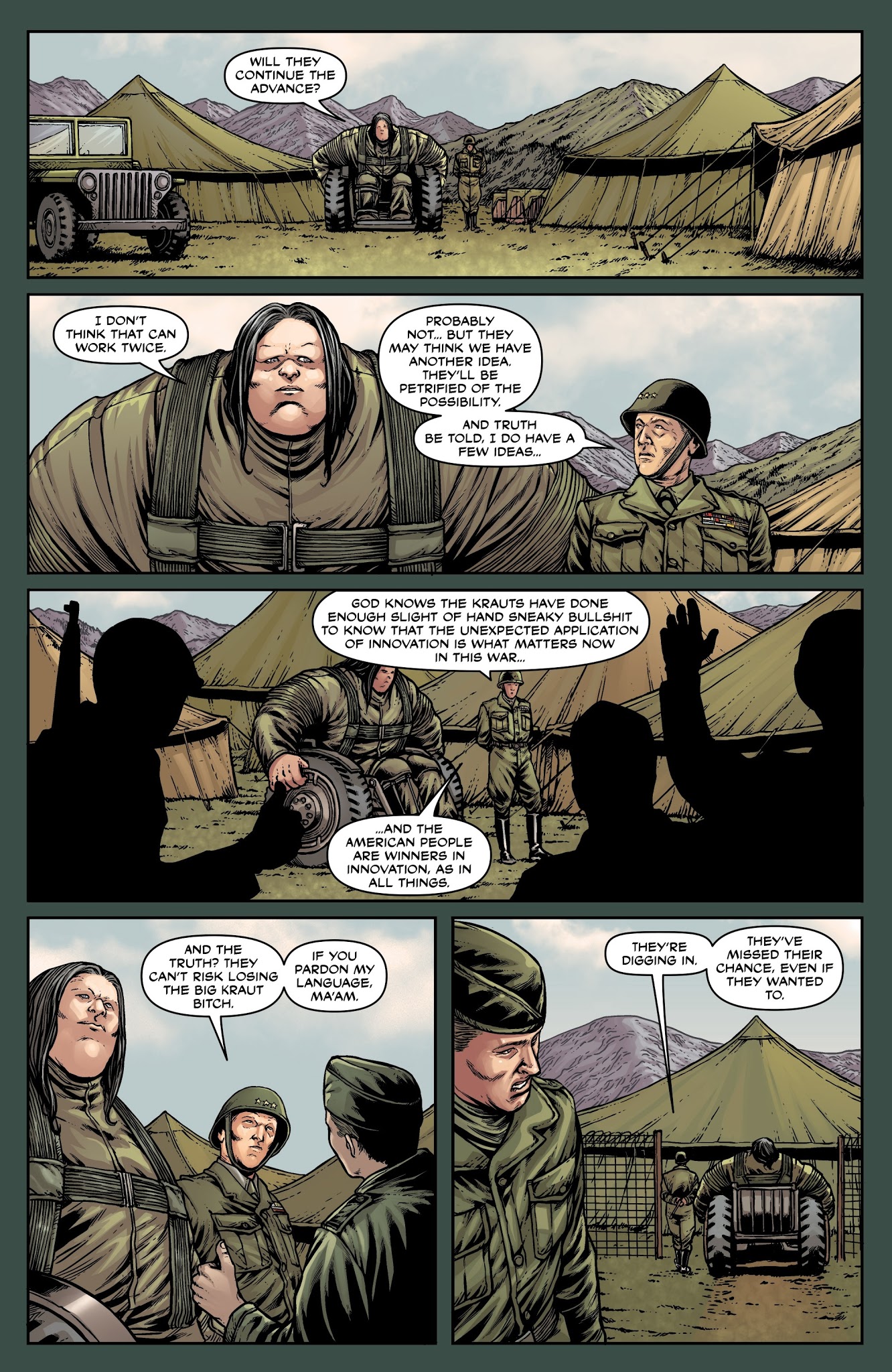 Read online Uber: Invasion comic -  Issue #9 - 22