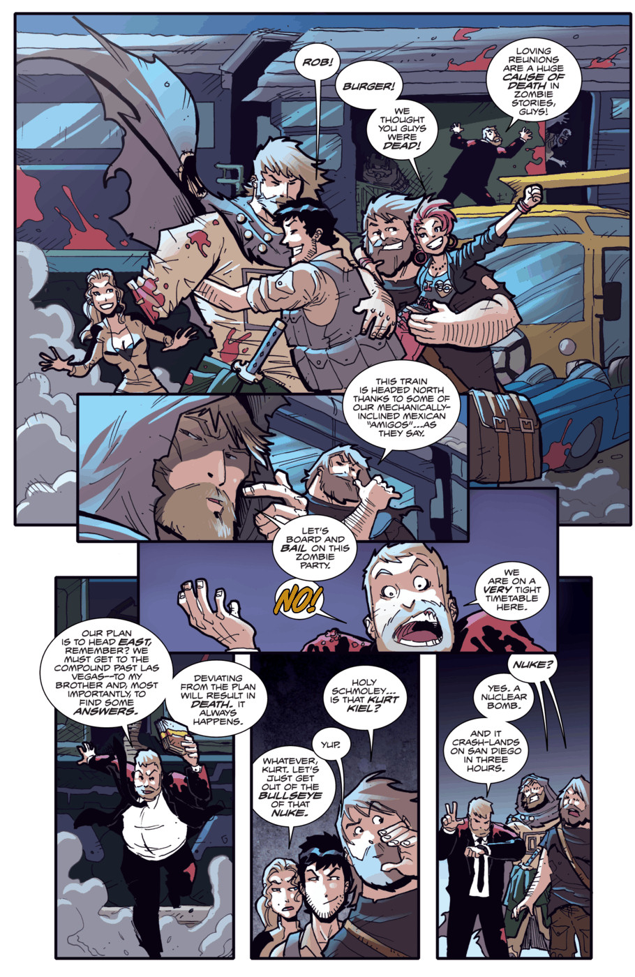 Read online Fanboys vs. Zombies comic -  Issue #10 - 5