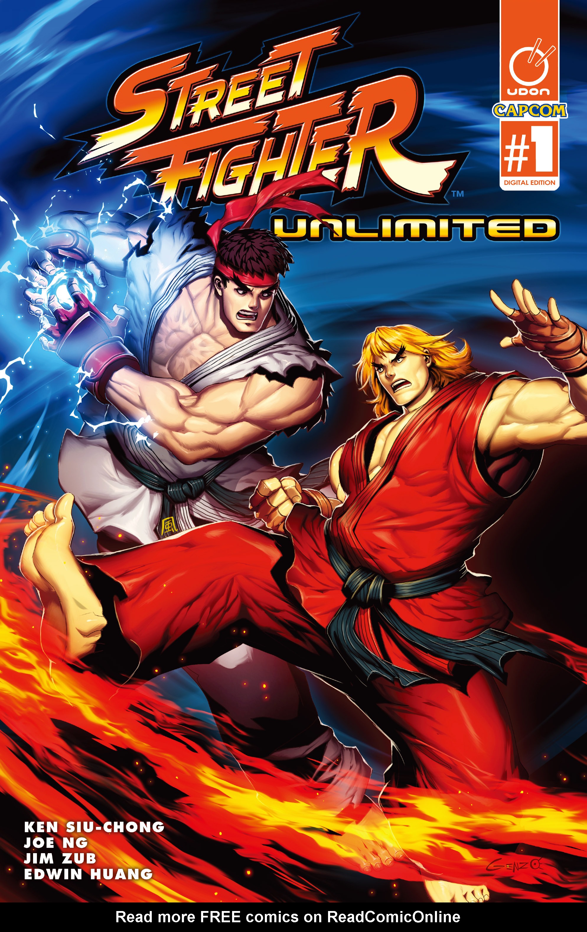 Read online Street Fighter Unlimited comic -  Issue #1 - 1