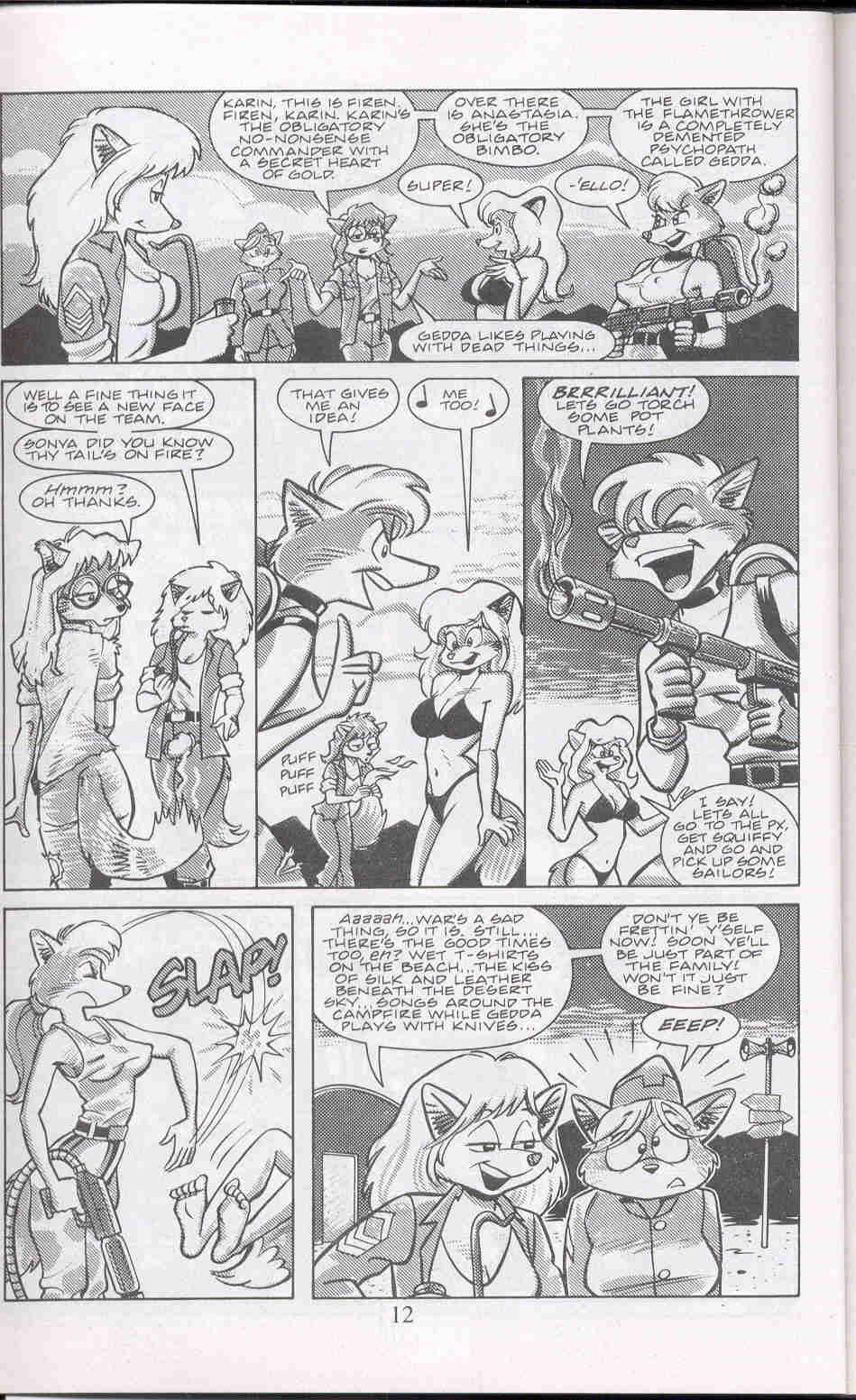 Read online Tank Vixens comic -  Issue #1 - 14