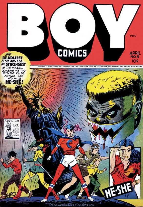 Read online Boy Comics comic -  Issue #9 - 1