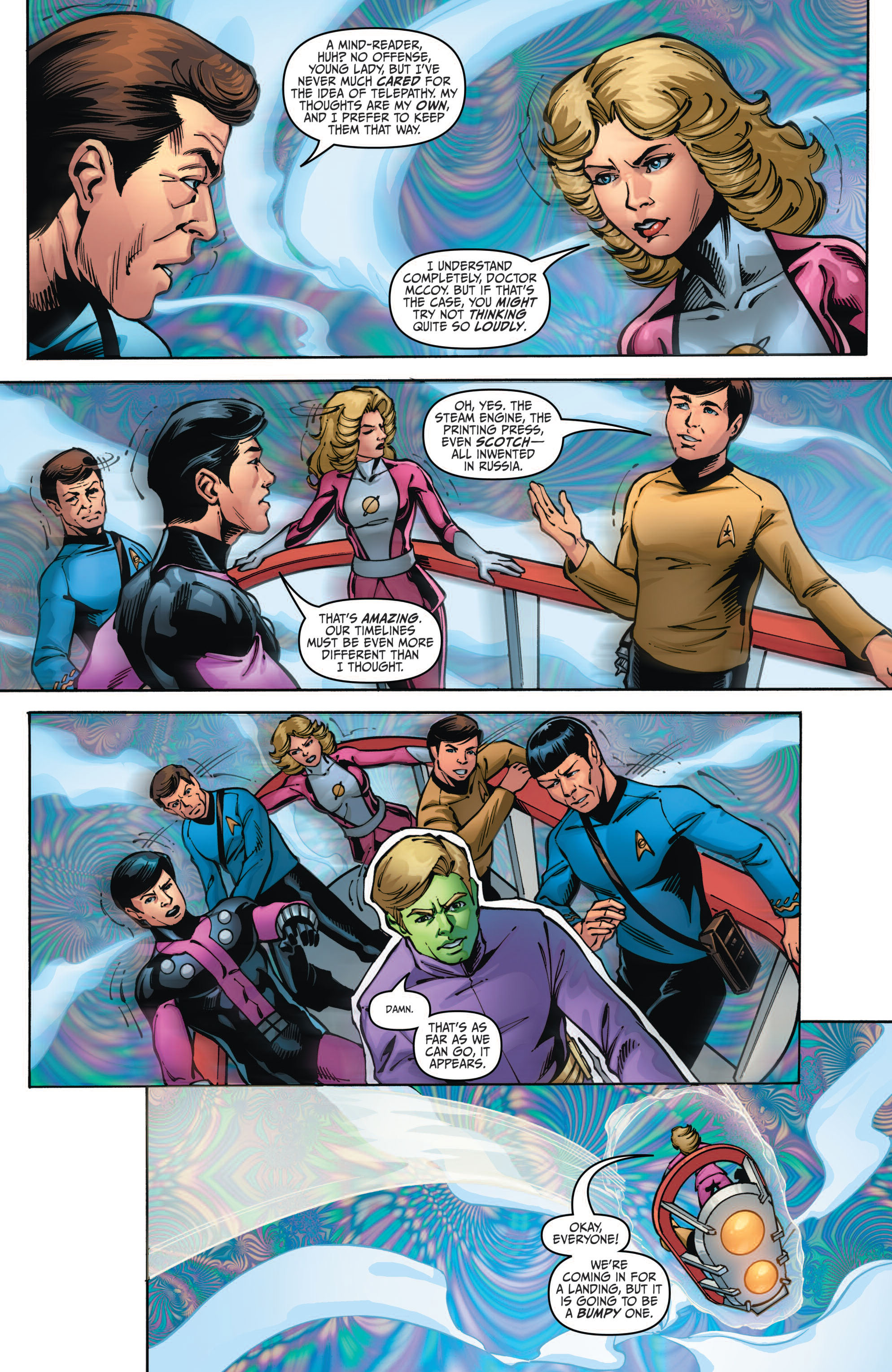Read online Star Trek/Legion of Super-Heroes comic -  Issue #4 - 9