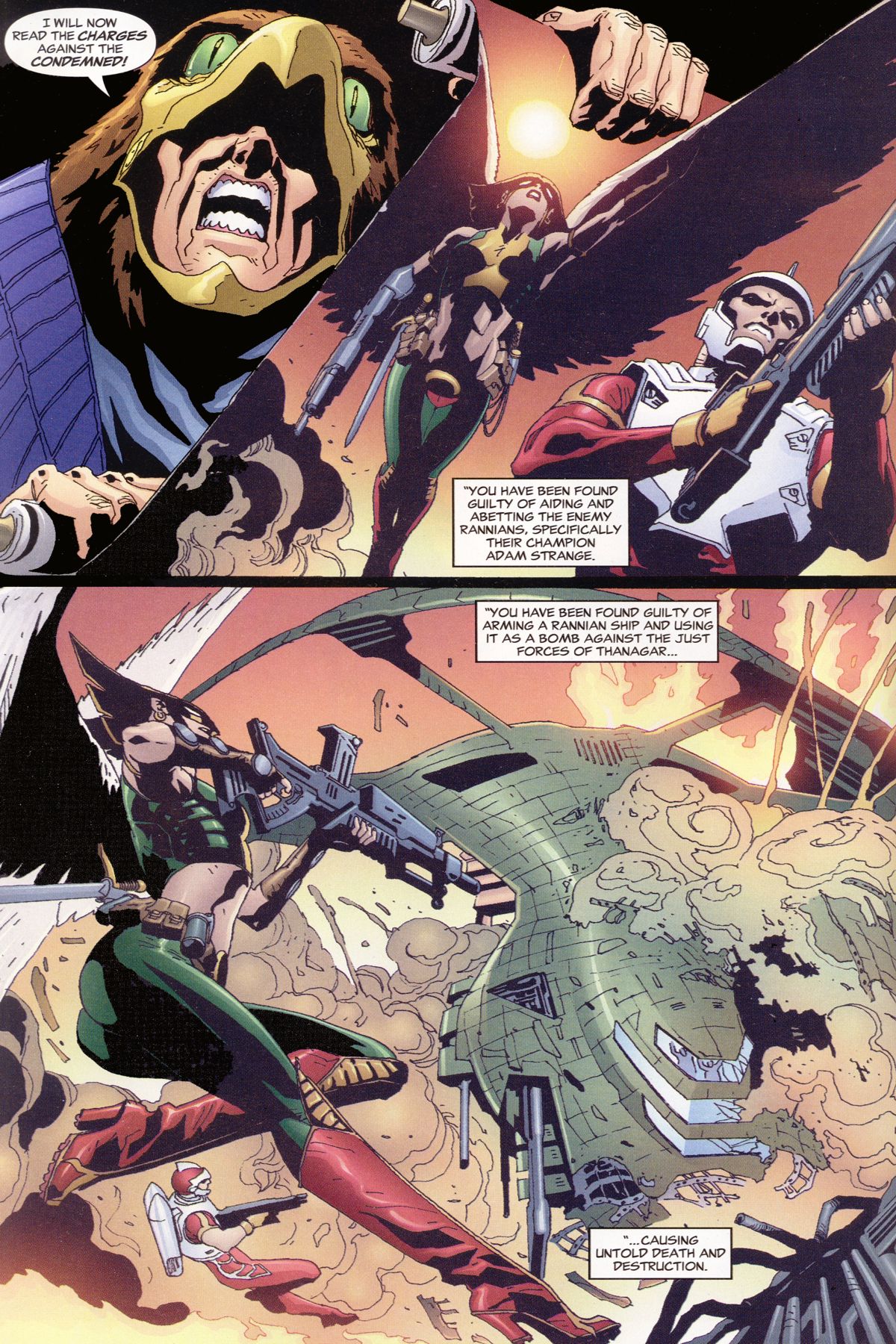 Read online Hawkgirl comic -  Issue #58 - 3