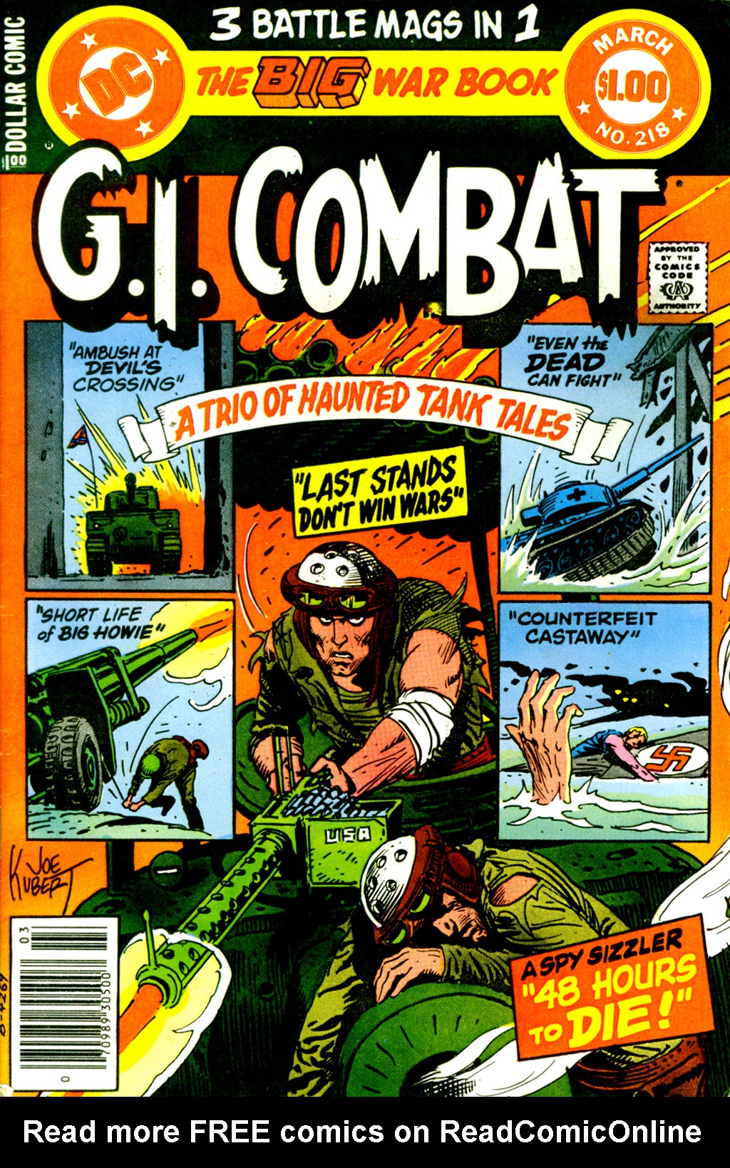 Read online G.I. Combat (1952) comic -  Issue #218 - 1