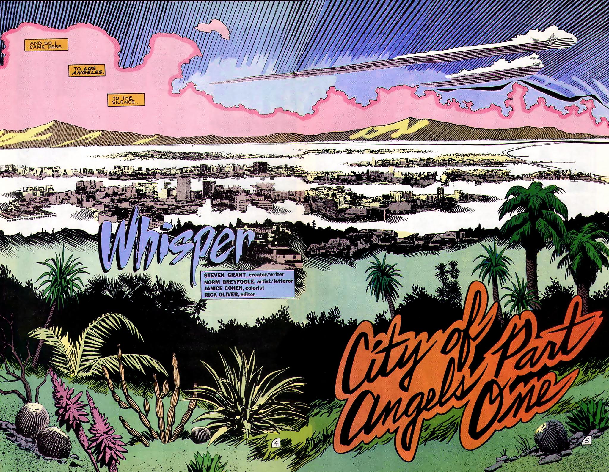 Read online Whisper (1986) comic -  Issue #7 - 6