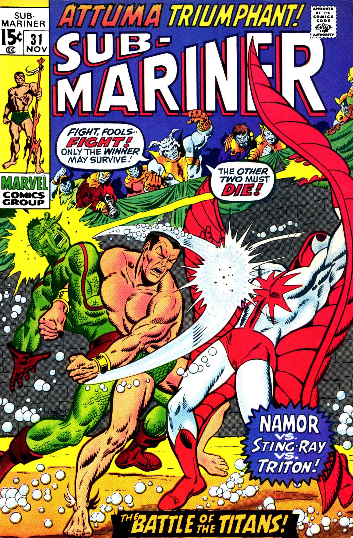 Read online The Sub-Mariner comic -  Issue #31 - 1