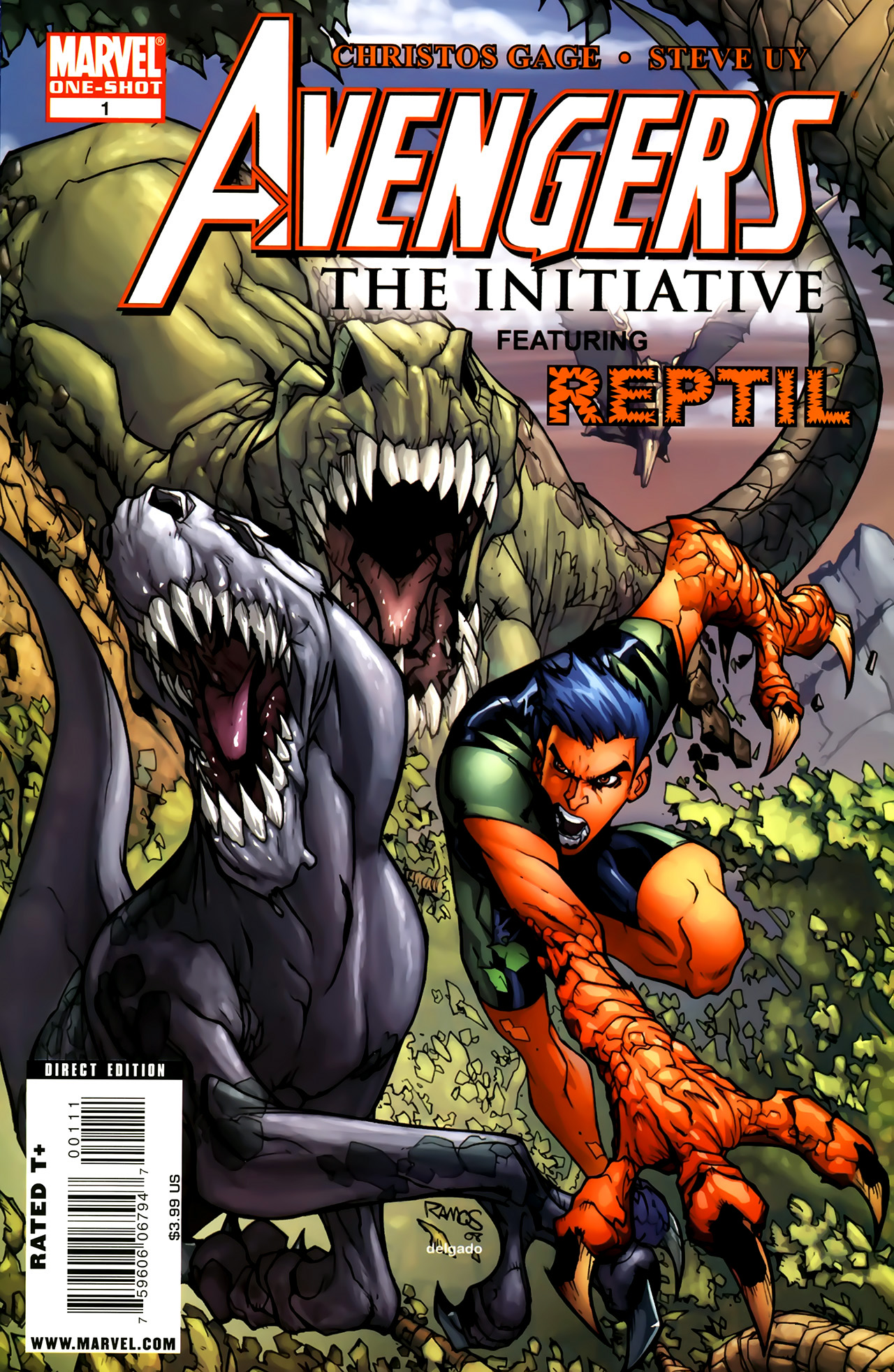 Read online Avengers: The Initiative Featuring Reptil comic -  Issue # Full - 1