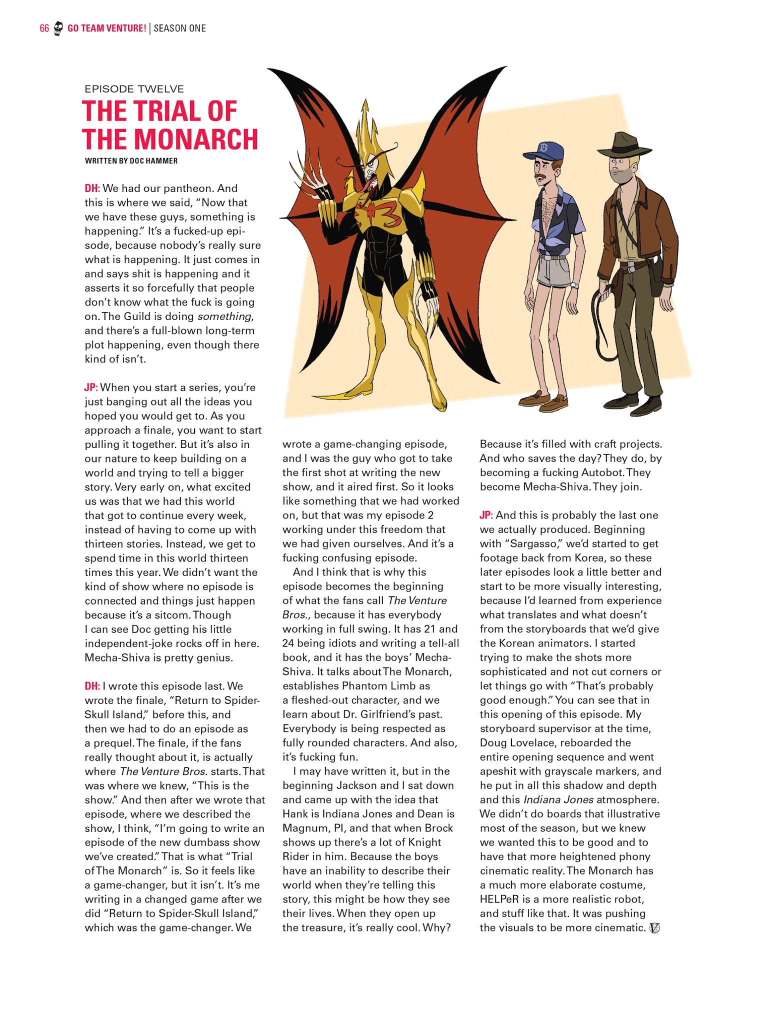 Read online Go Team Venture!: The Art and Making of The Venture Bros. comic -  Issue # TPB (Part 1) - 66