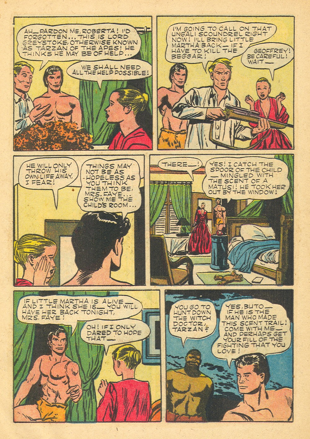 Read online Tarzan (1948) comic -  Issue #45 - 8