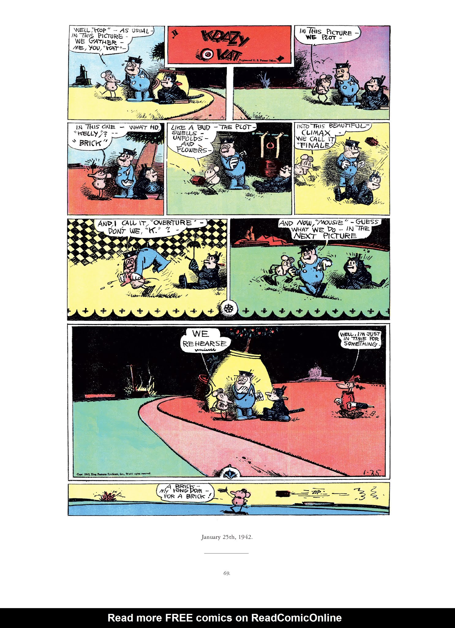 Read online Krazy & Ignatz comic -  Issue # TPB 12 - 68