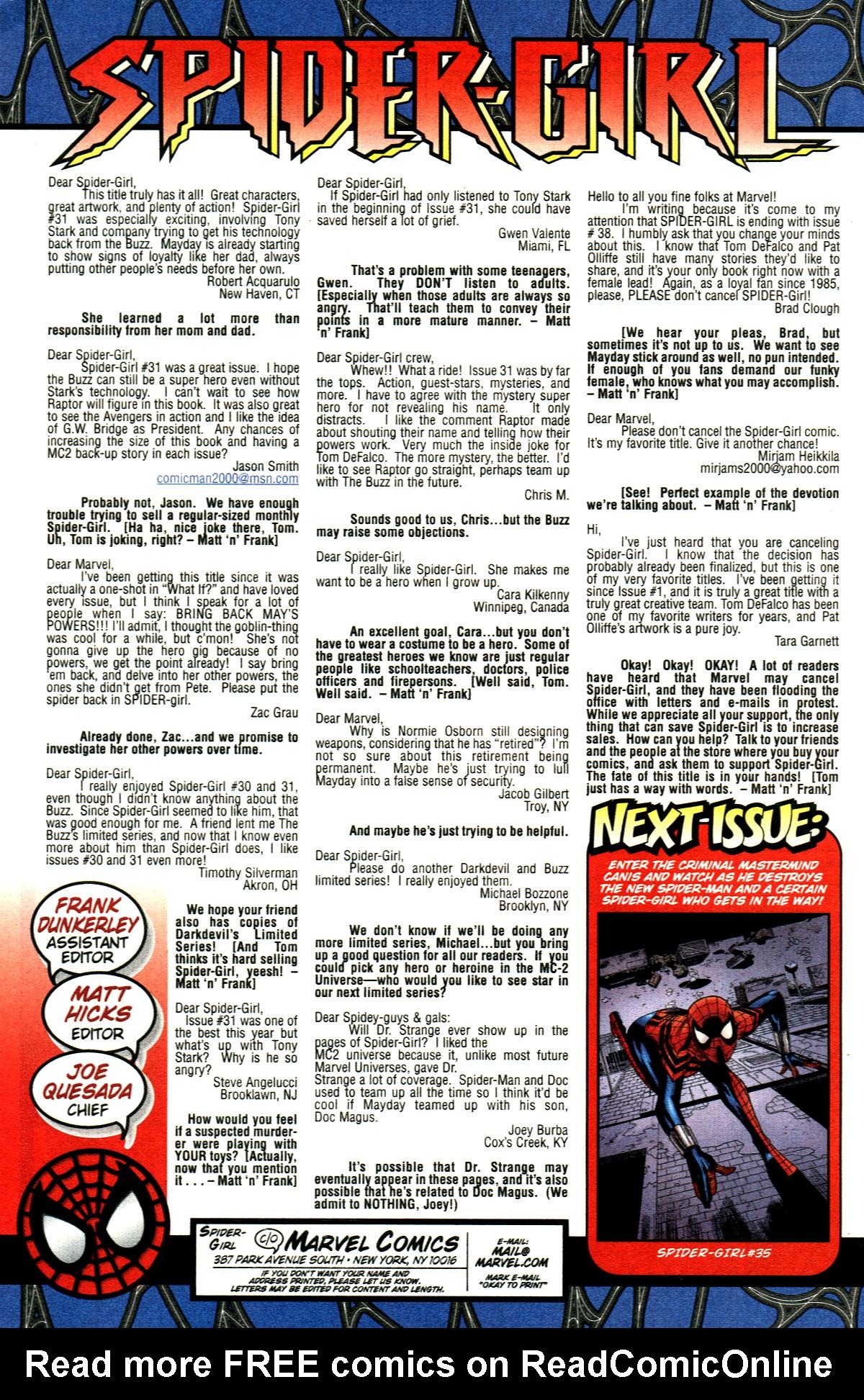 Read online Spider-Girl (1998) comic -  Issue #34 - 24