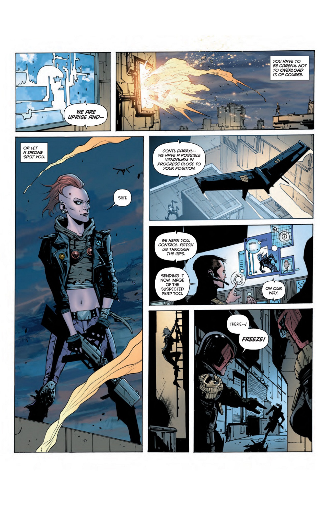 Read online Dredd: Uprise comic -  Issue #1 - 7
