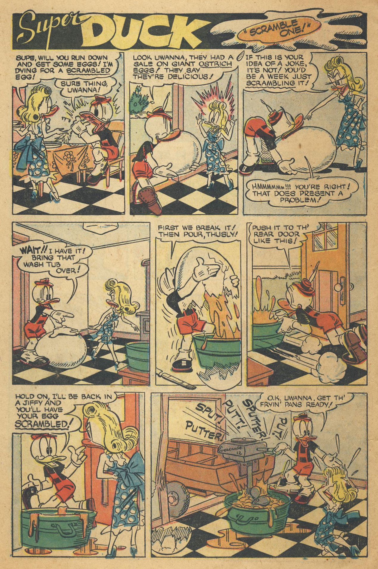 Read online Super Duck Comics comic -  Issue #54 - 6