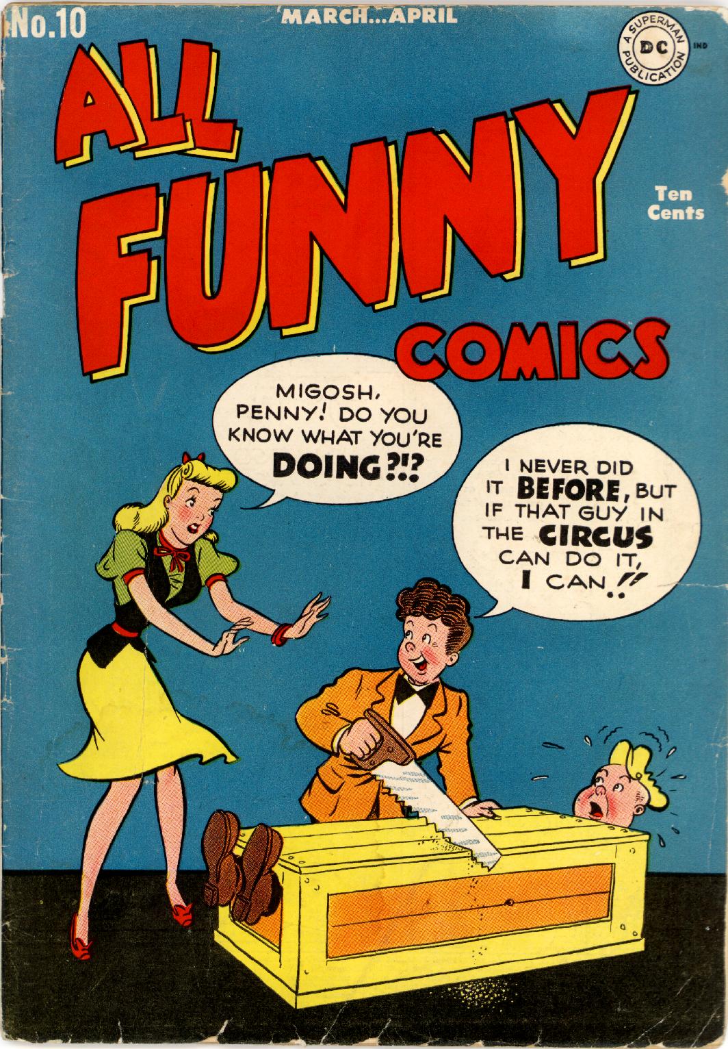 Read online All Funny Comics comic -  Issue #10 - 1