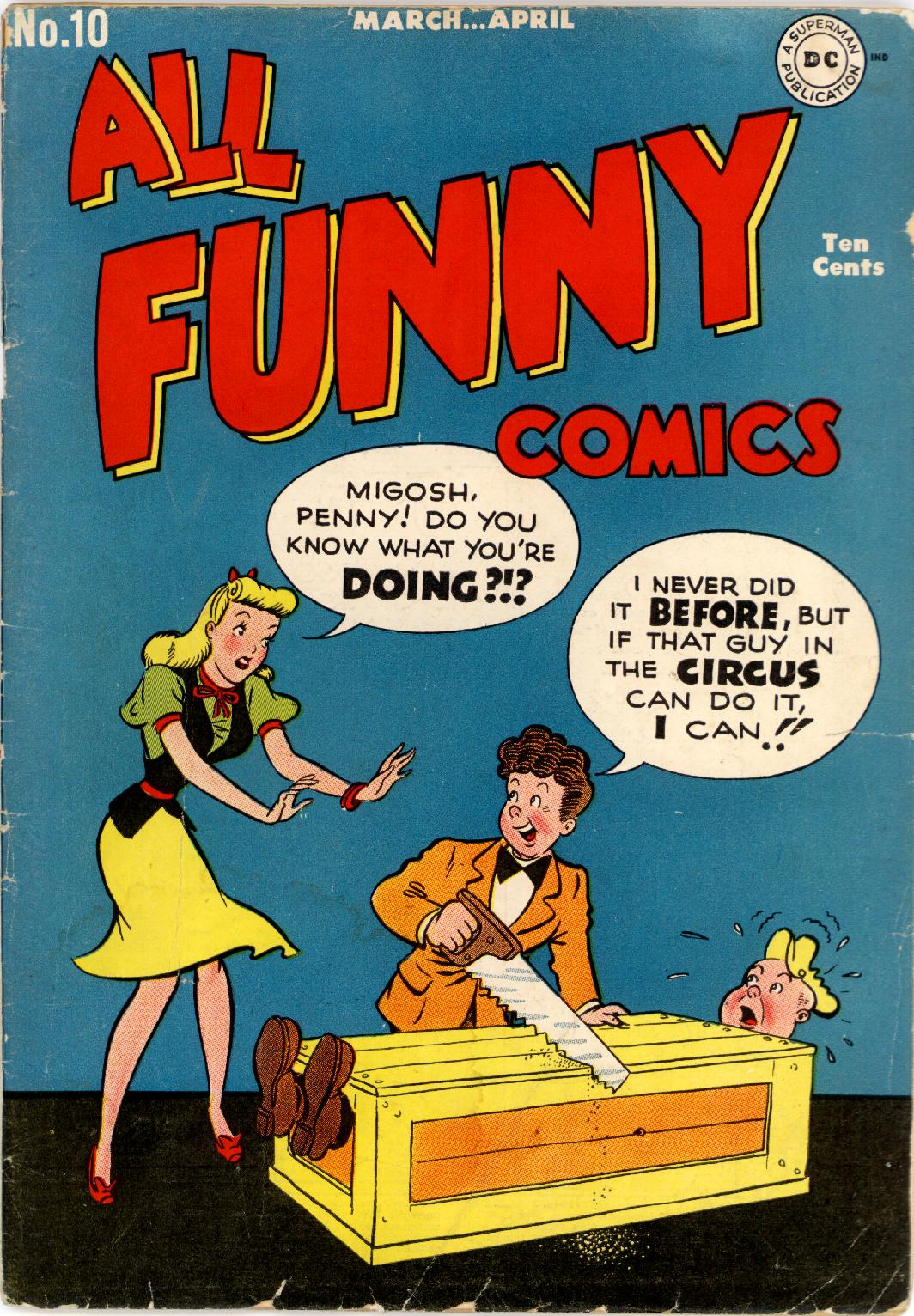 Read online All Funny Comics comic -  Issue #10 - 1