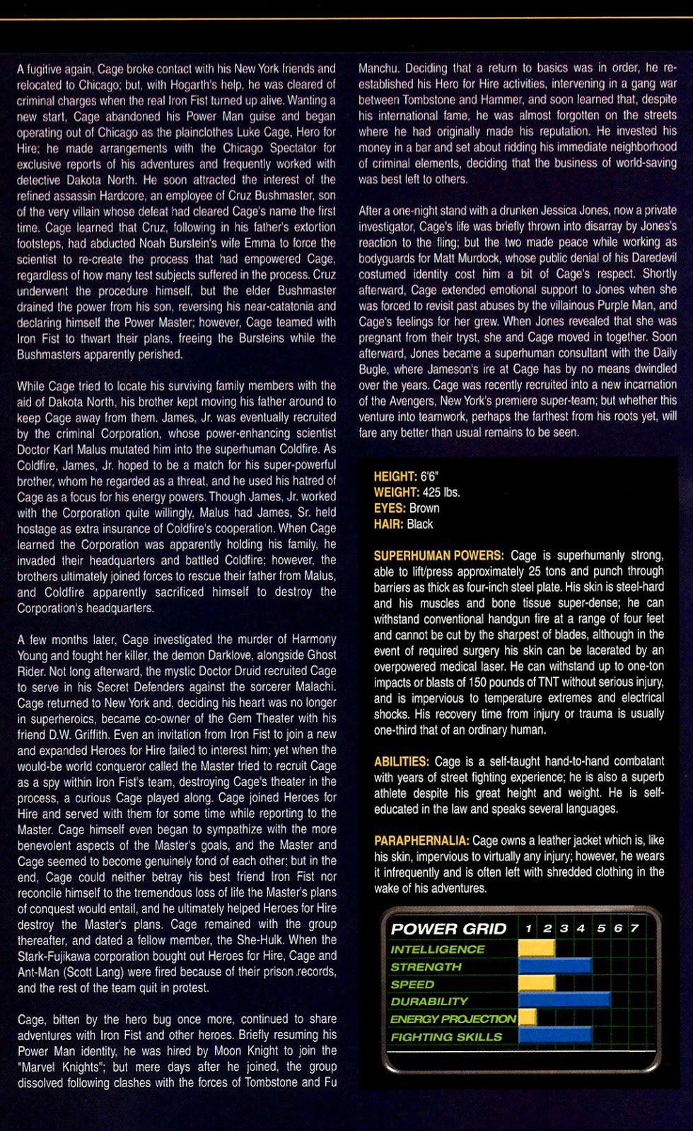 The Official Handbook of the Marvel Universe: Marvel Knights issue Full - Page 11