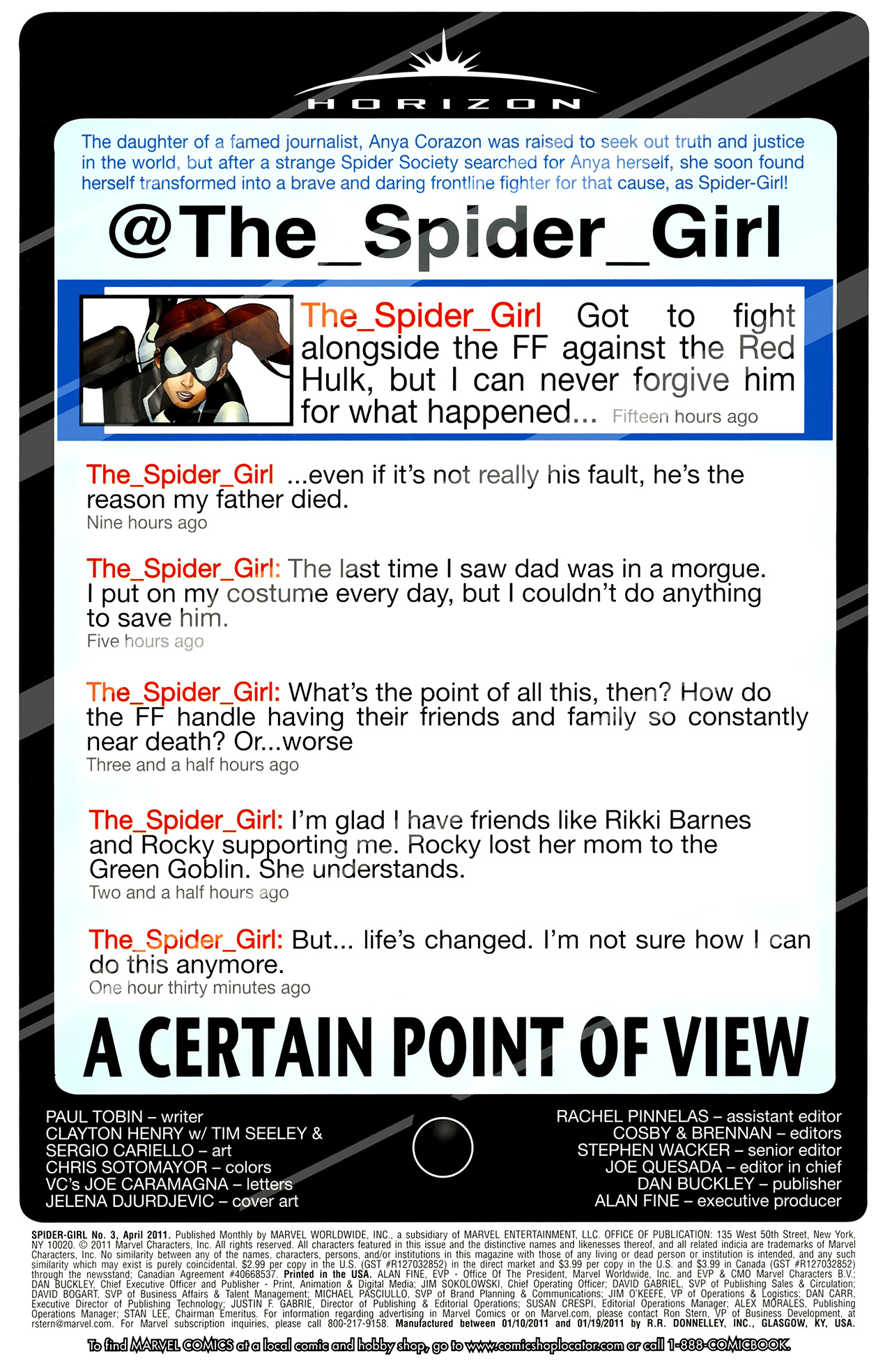 Read online Spider-Girl (2011) comic -  Issue #3 - 2