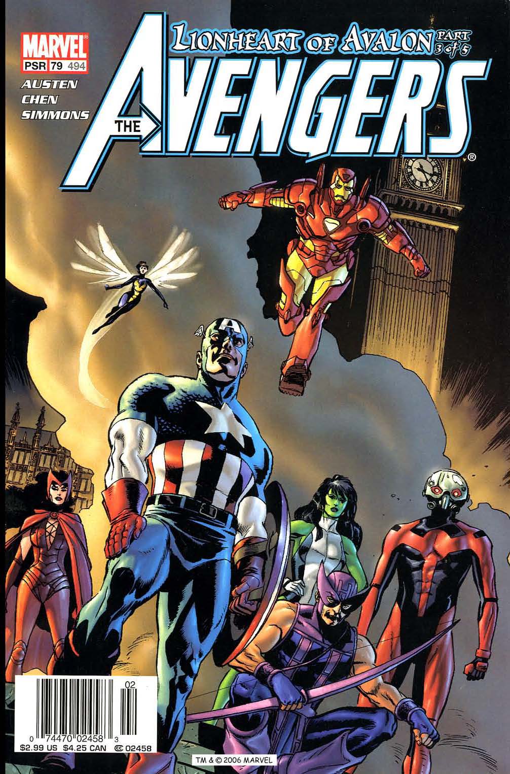 Read online The Avengers (1963) comic -  Issue #494 - 1