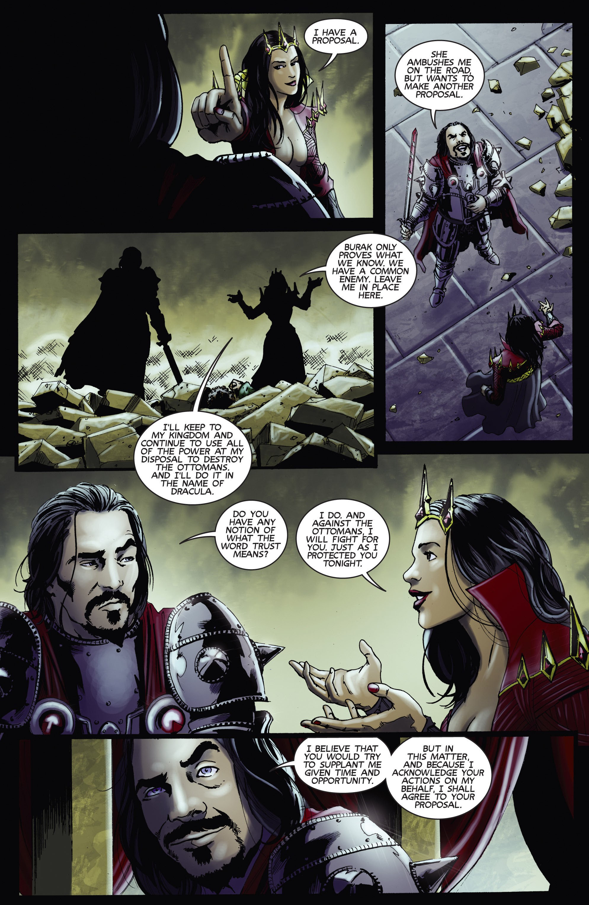 Read online Blood Queen Vs. Dracula comic -  Issue #4 - 22
