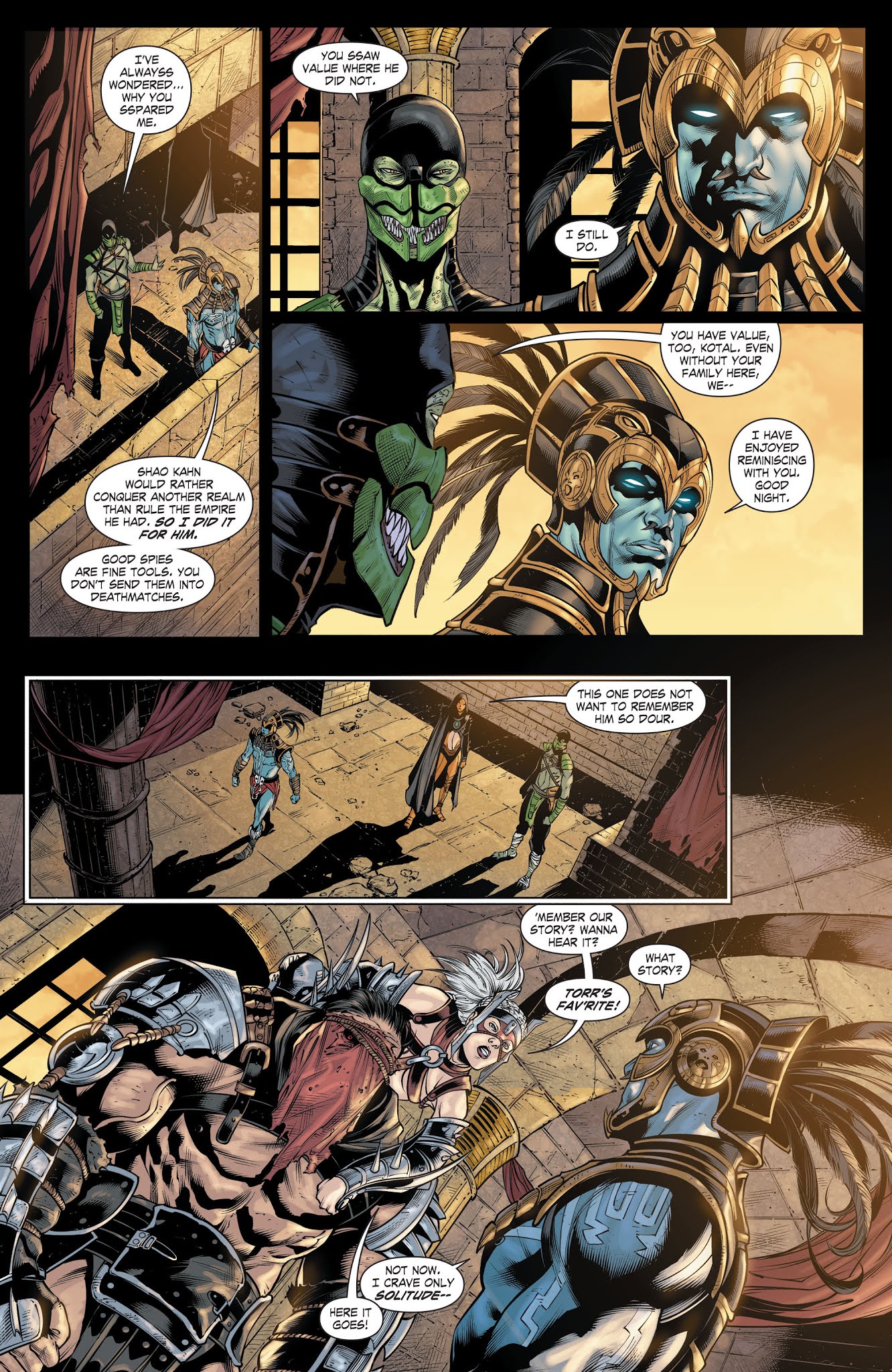 Read online Mortal Kombat X [I] comic -  Issue # _TPB 2 - 71