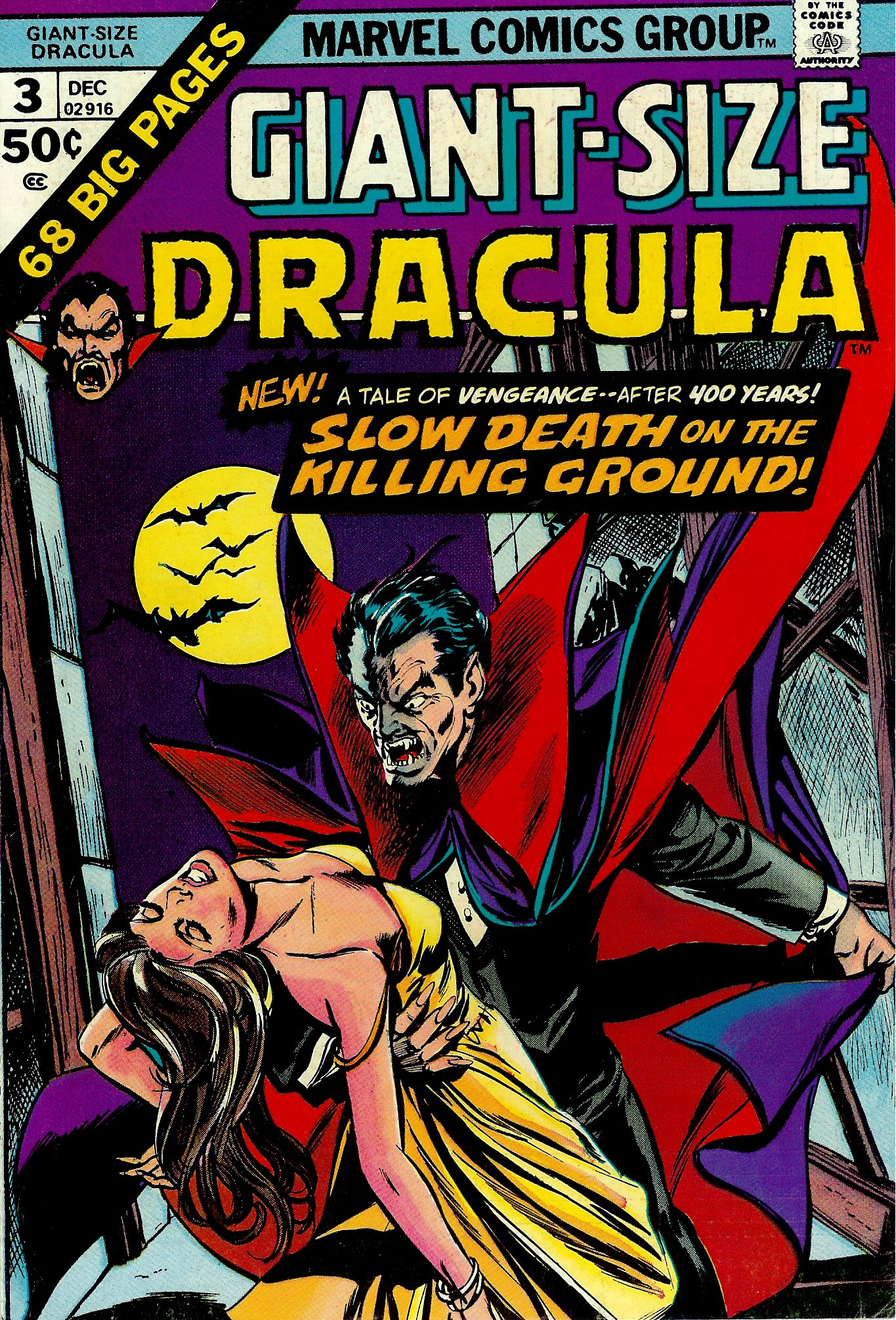 Read online Giant-Size Dracula comic -  Issue #3 - 1