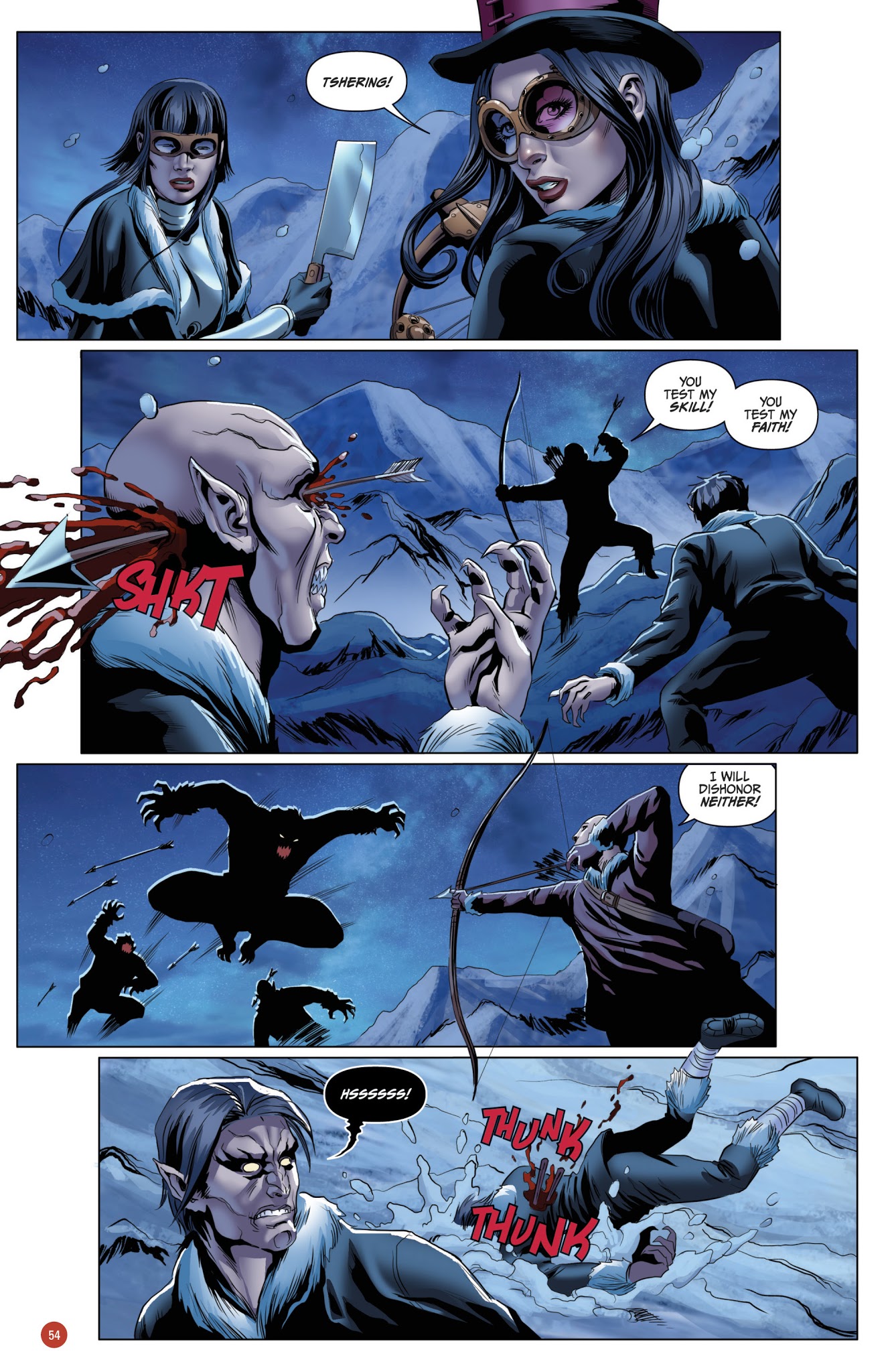 Read online Van Helsing vs. Werewolf comic -  Issue # _TPB 1 - 55