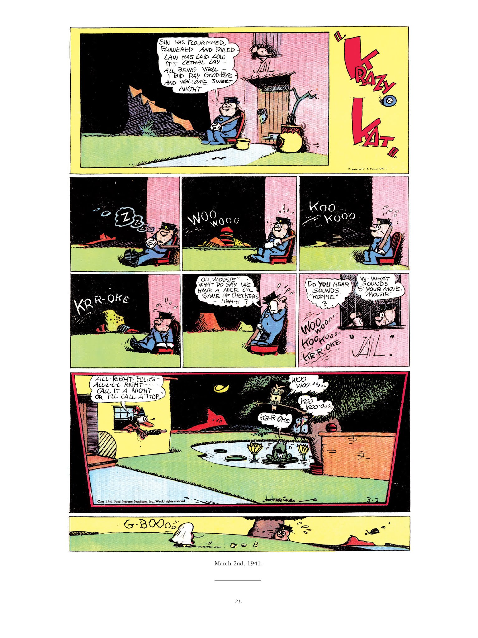 Read online Krazy & Ignatz comic -  Issue # TPB 12 - 20