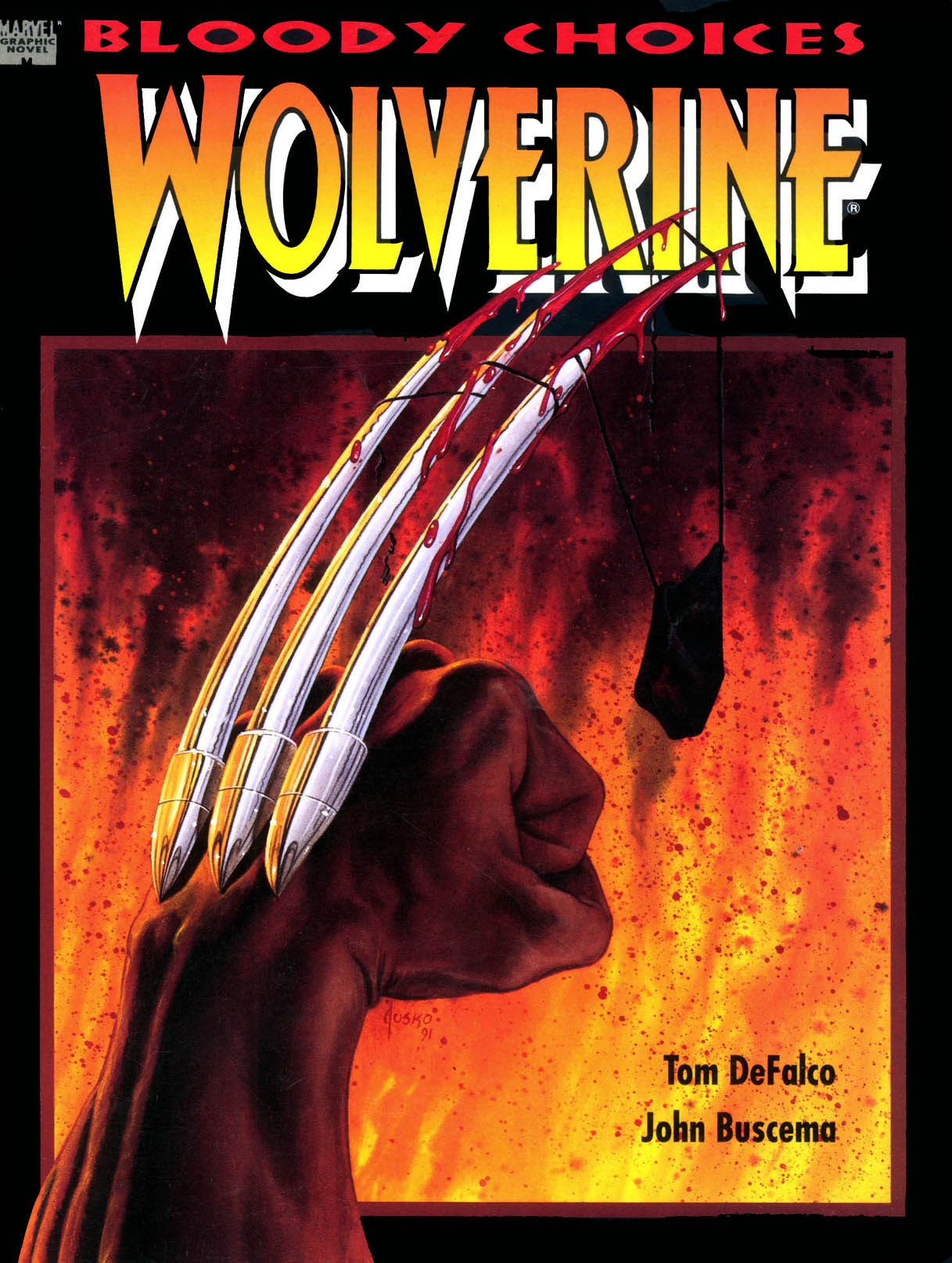 Read online Marvel Graphic Novel comic -  Issue #67 - Wolverine - Bloody Choices - 1