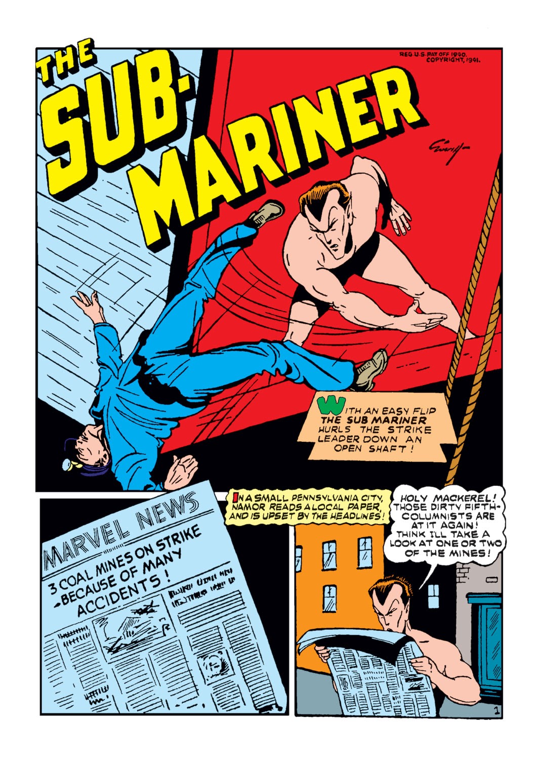 Read online Sub-Mariner Comics comic -  Issue #2 - 25