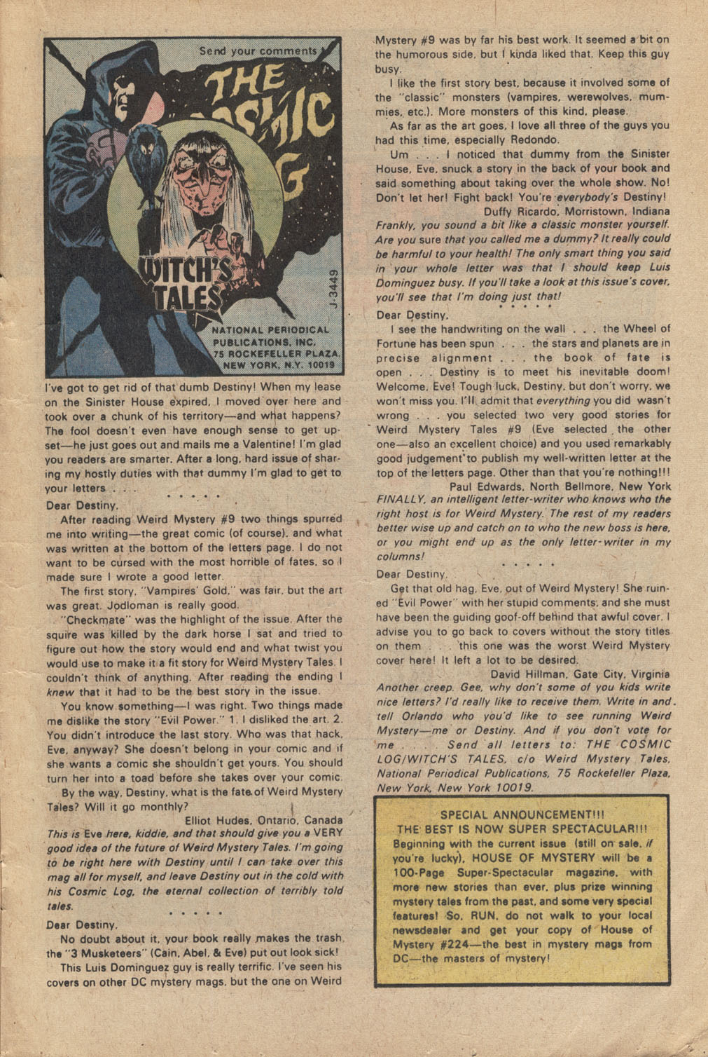 Read online Weird Mystery Tales comic -  Issue #11 - 17