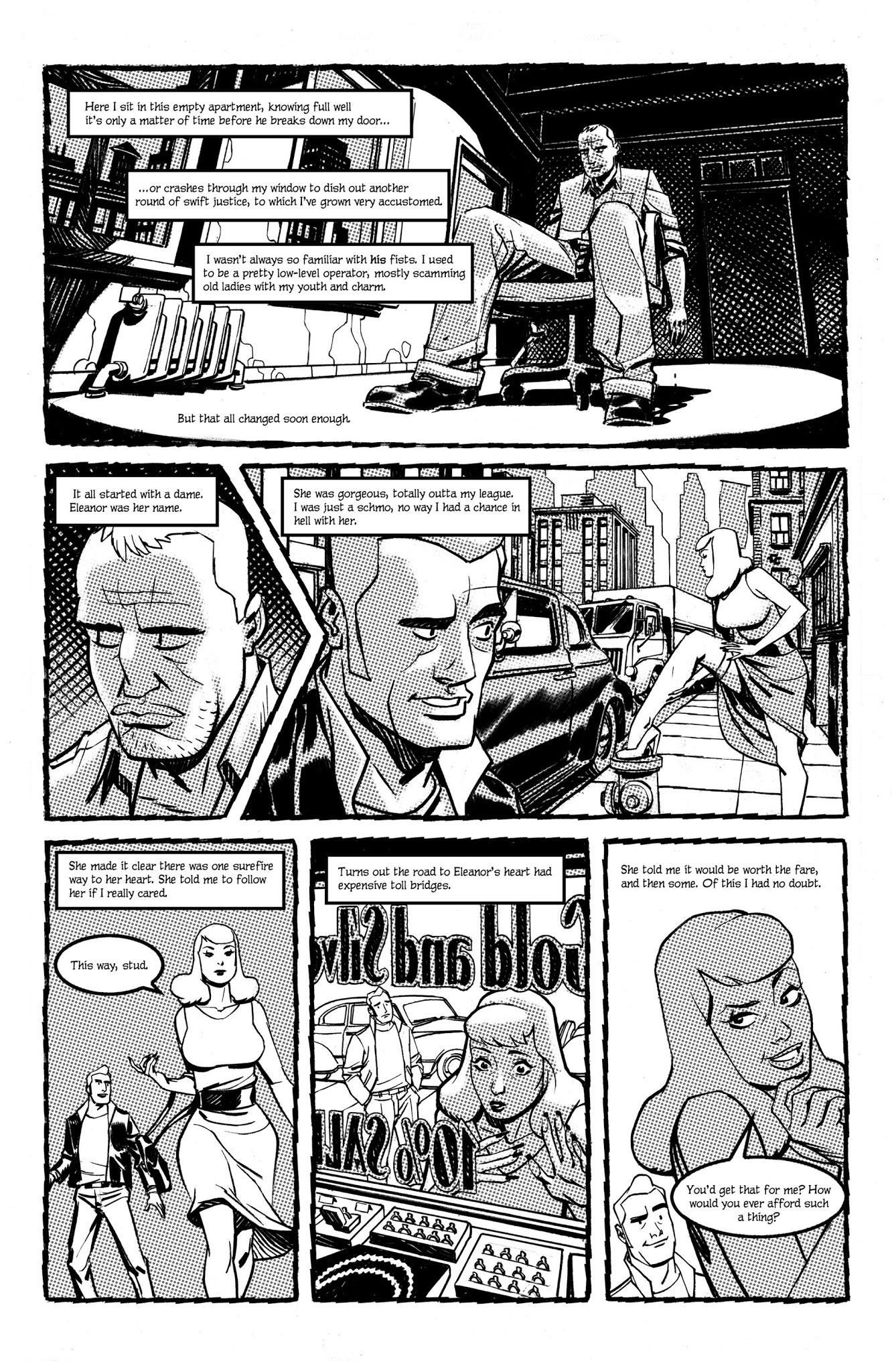 Read online Batman Black and White (2013) comic -  Issue #6 - 41