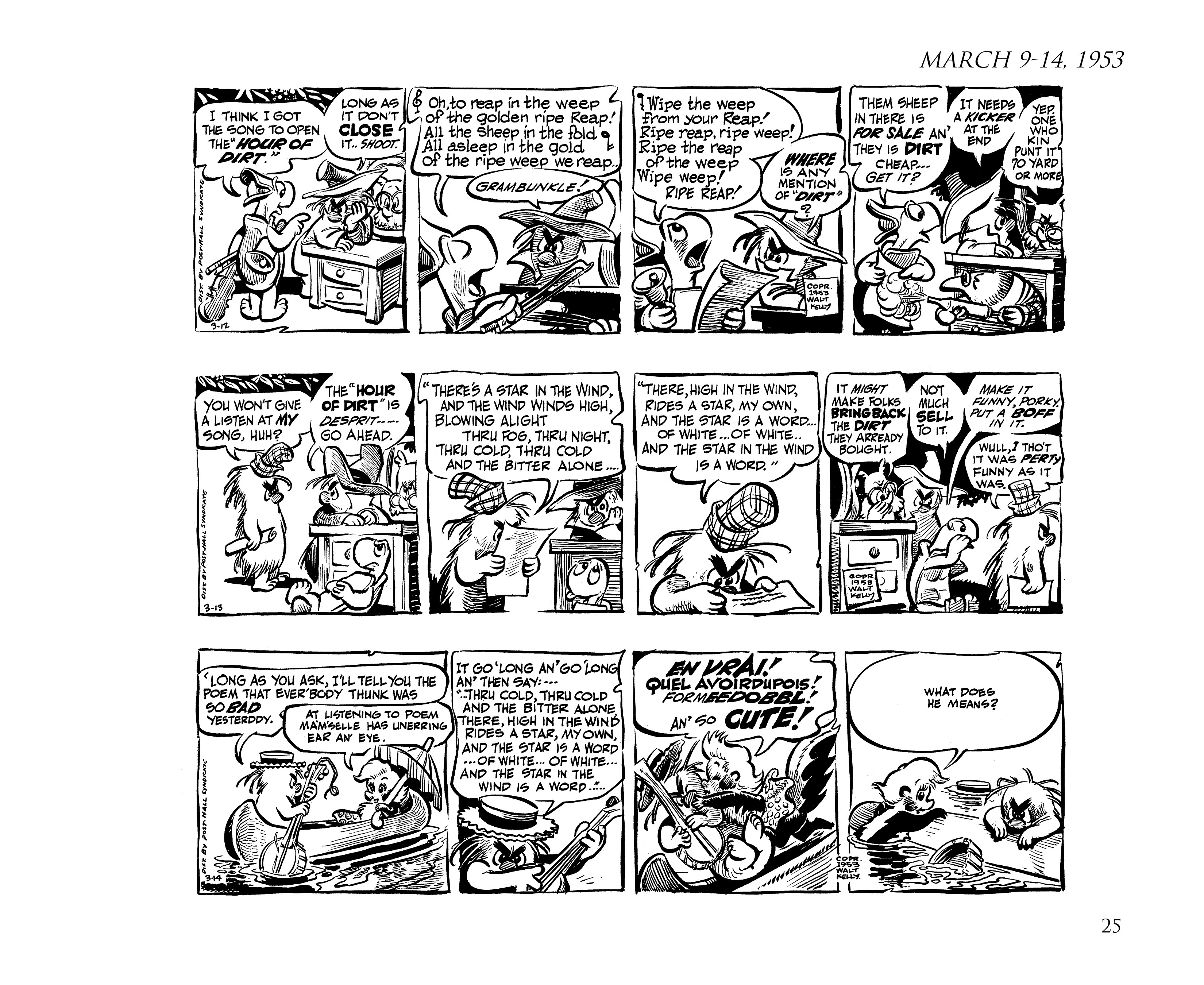 Read online Pogo by Walt Kelly: The Complete Syndicated Comic Strips comic -  Issue # TPB 3 (Part 1) - 37