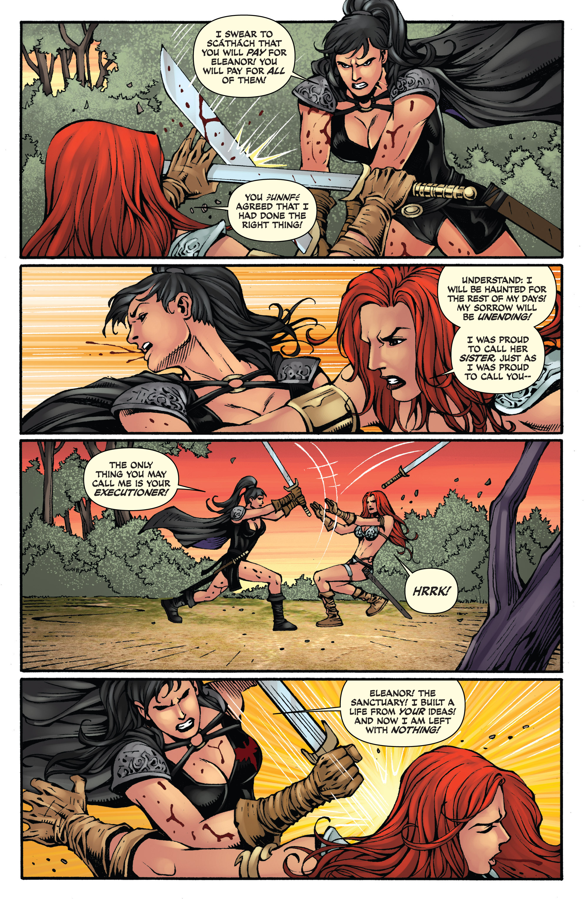 Read online Red Sonja: Sanctuary comic -  Issue # Full - 24